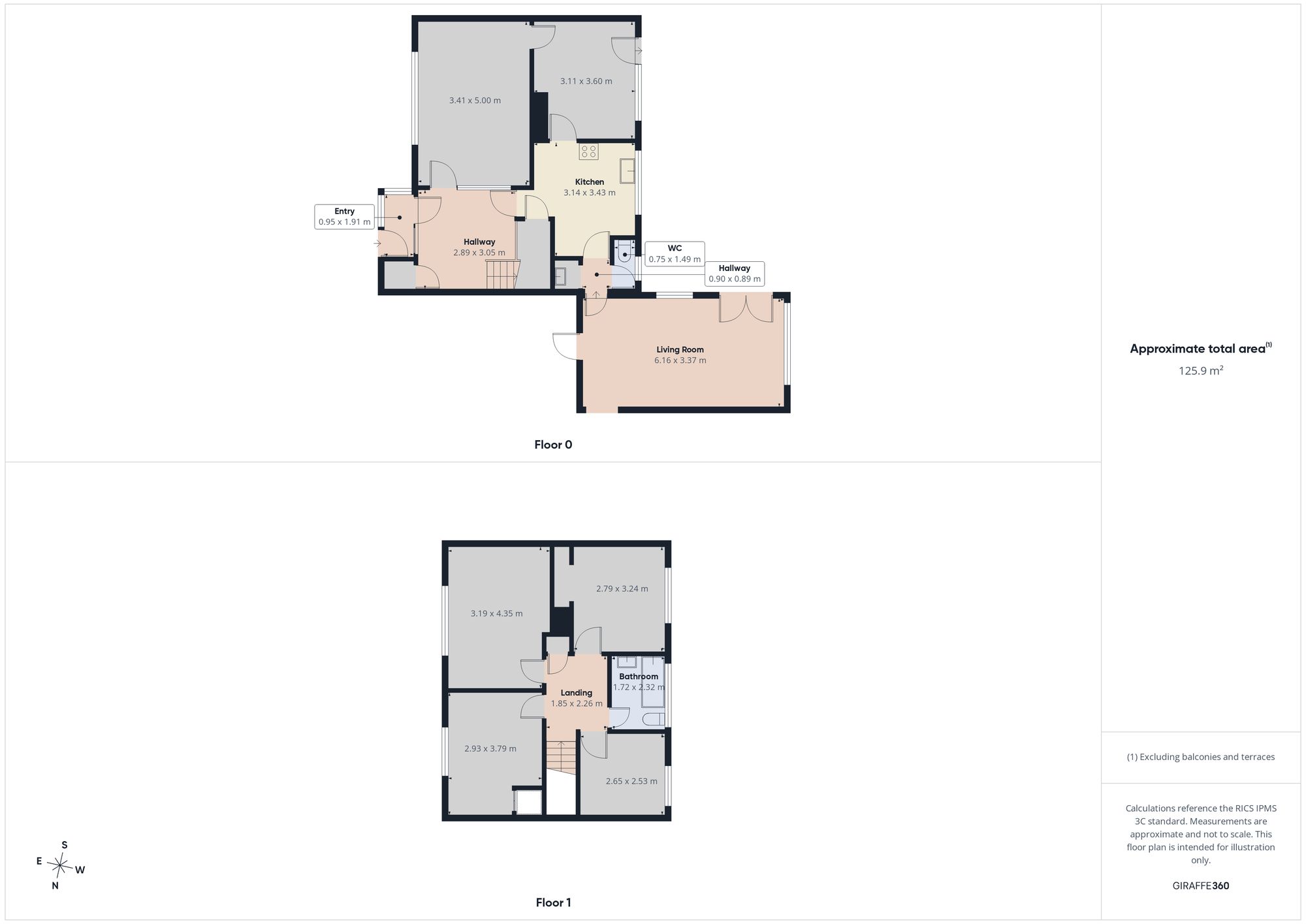 162 King George Road, South Shields floorplan