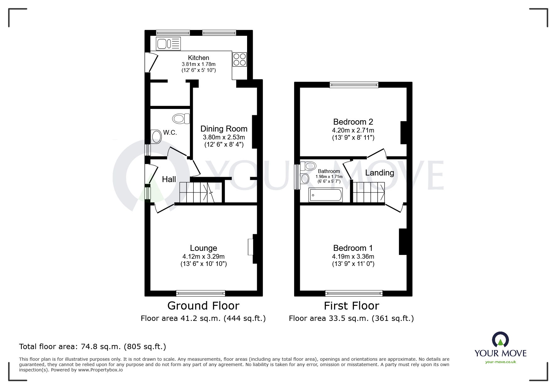 11, Seagrave Avenue, Nottingham floorplan