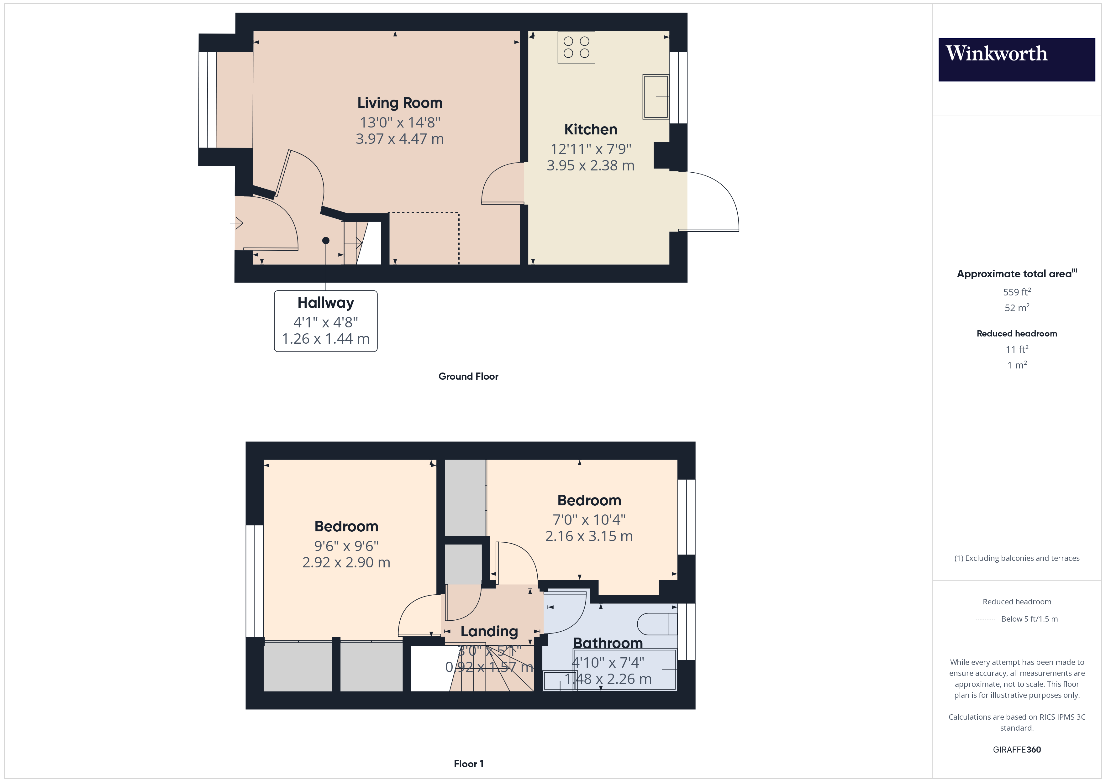 16, Sunderland Close, Reading floorplan