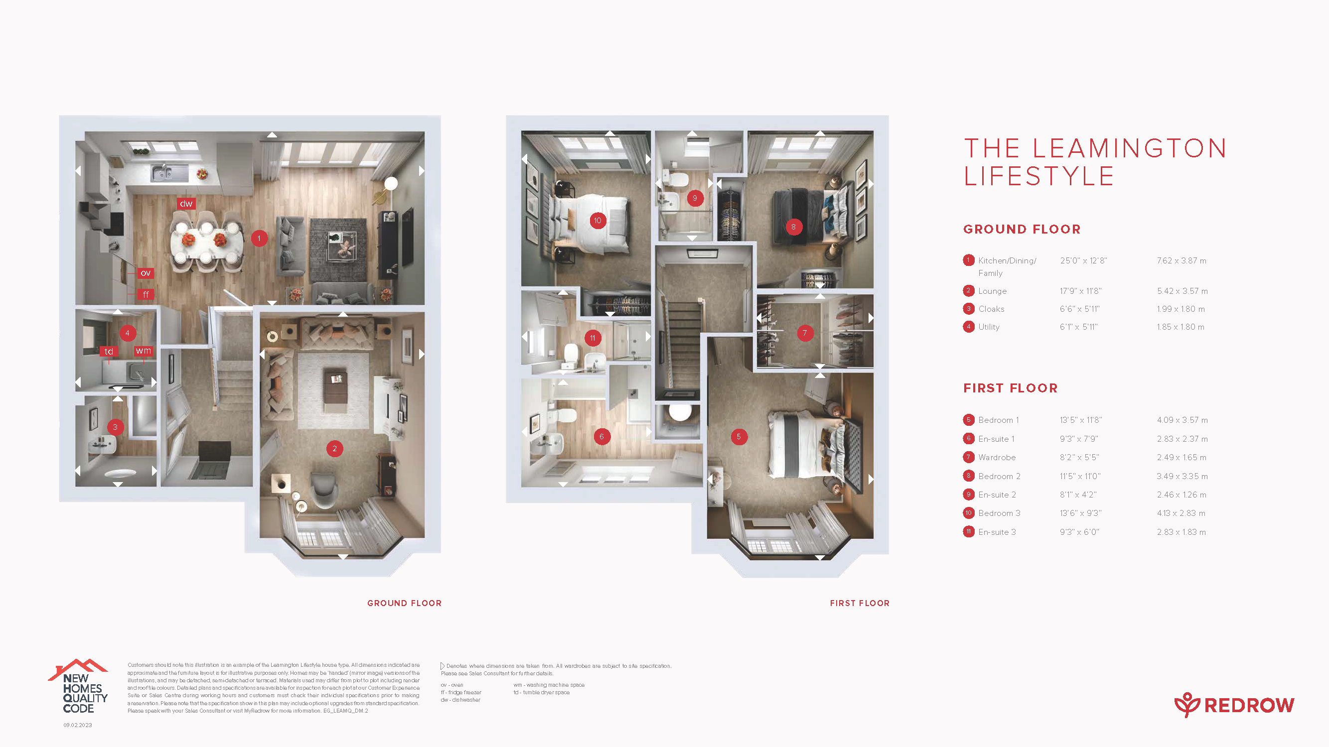 Plot 21 The Leamington Lifestyle,, Hampden Meadows, Watlington floorplan
