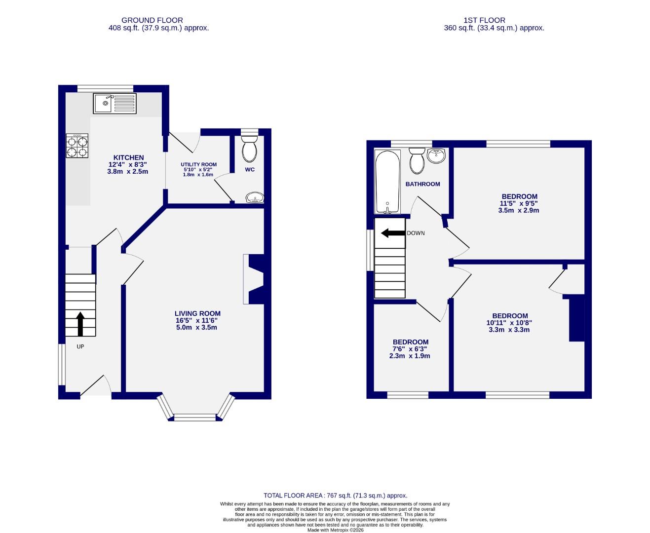 Danum Road, York floorplan