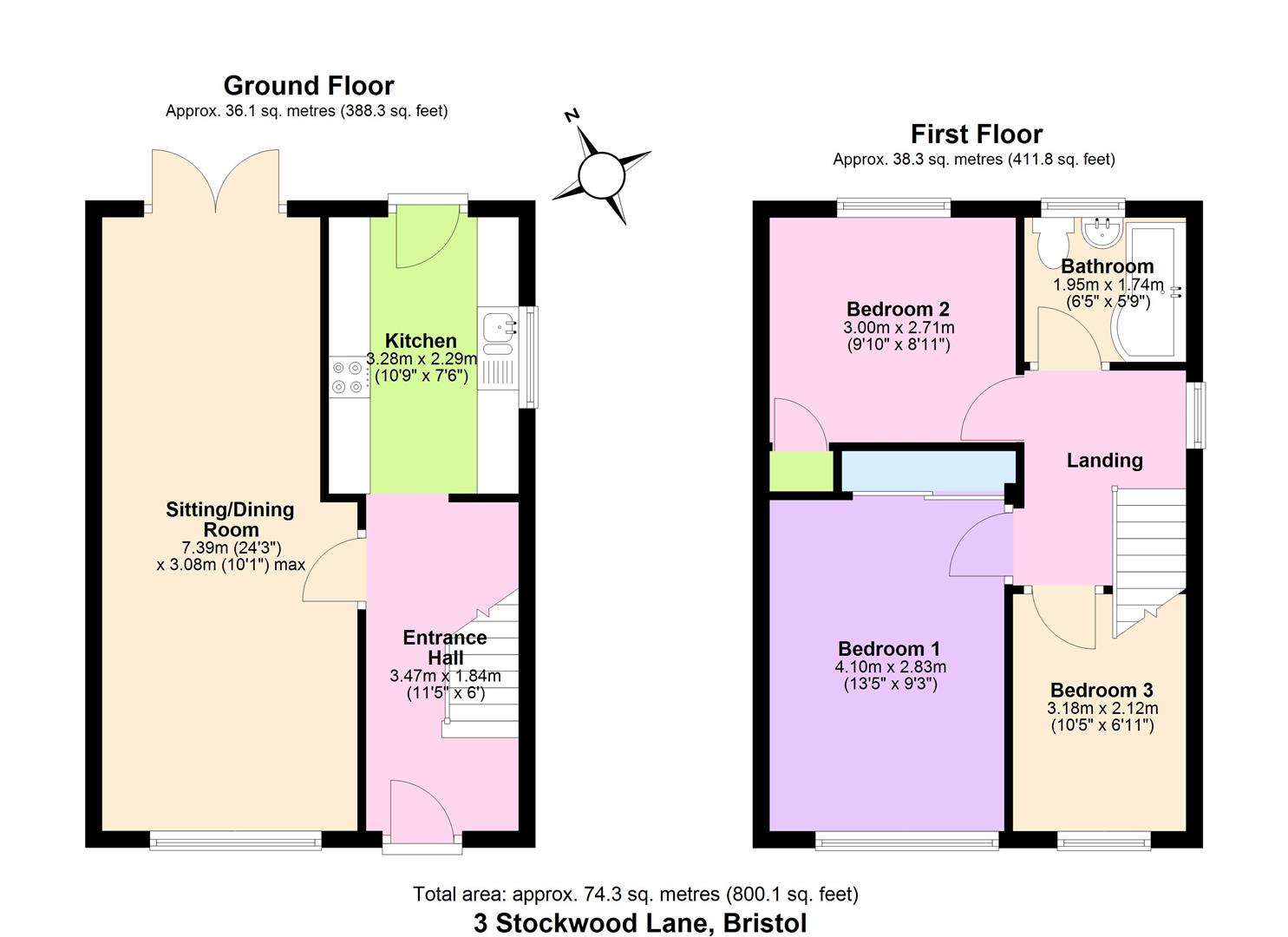 3, Stockwood Lane, Bristol floorplan