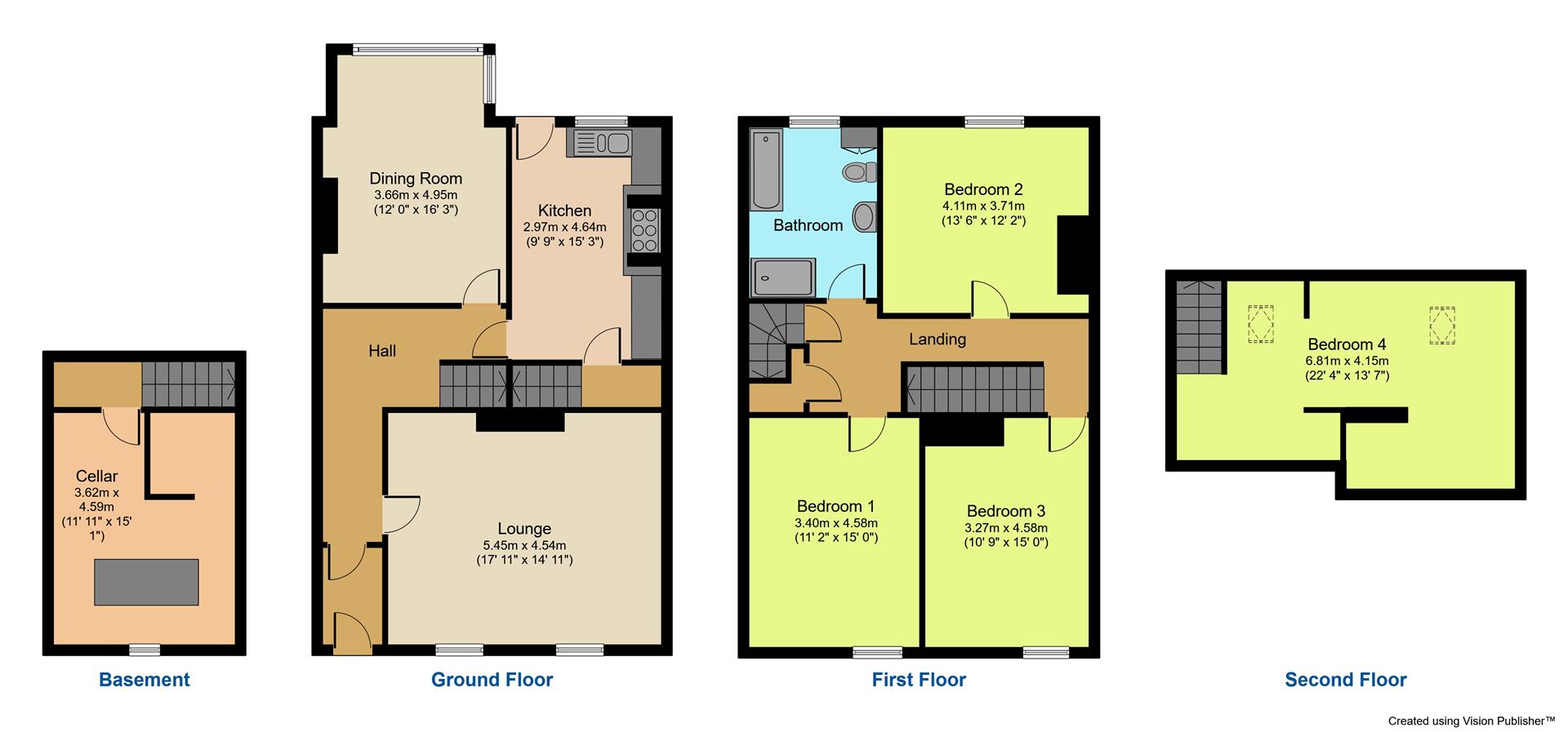 2, Elmwood Place, Bradford floorplan