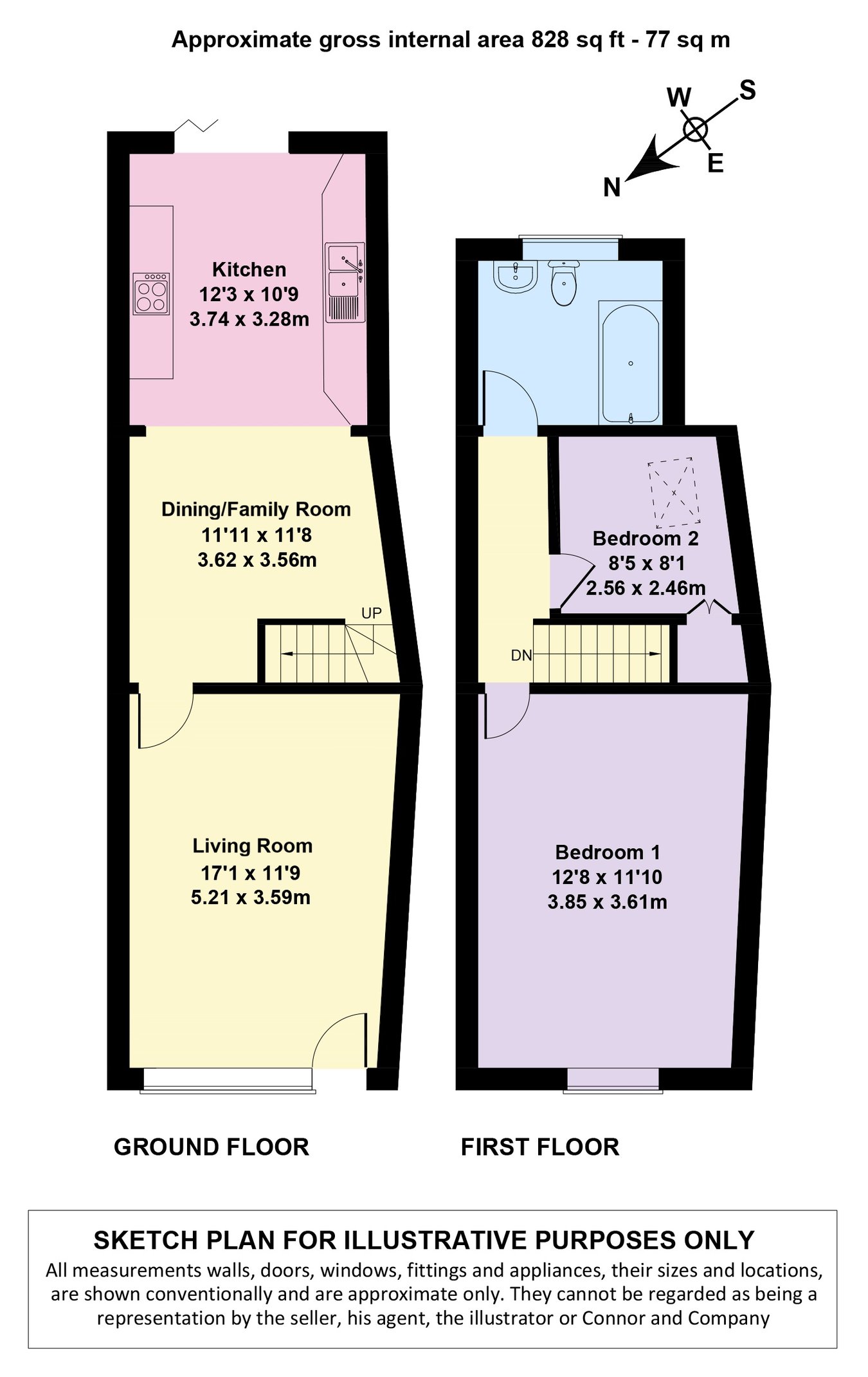 59, Great Norwood Street, Cheltenham floorplan