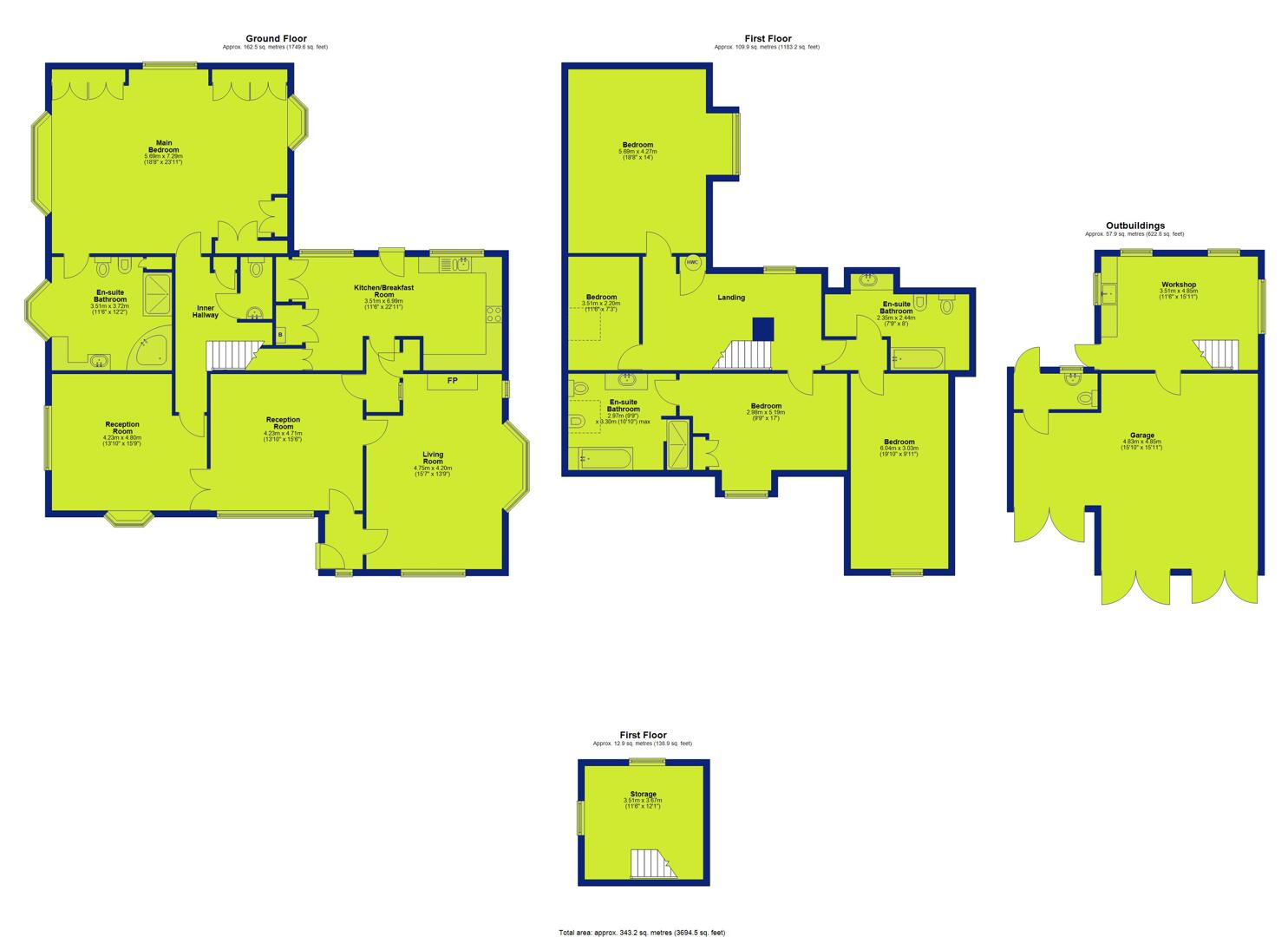 149, Tollerton Lane, Nottingham floorplan