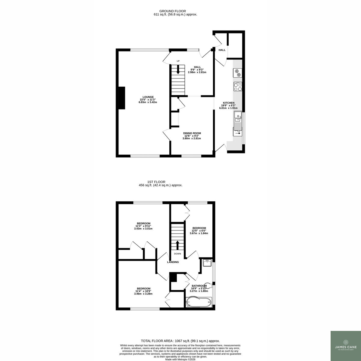 6, Gwendroc Close, Truro floorplan