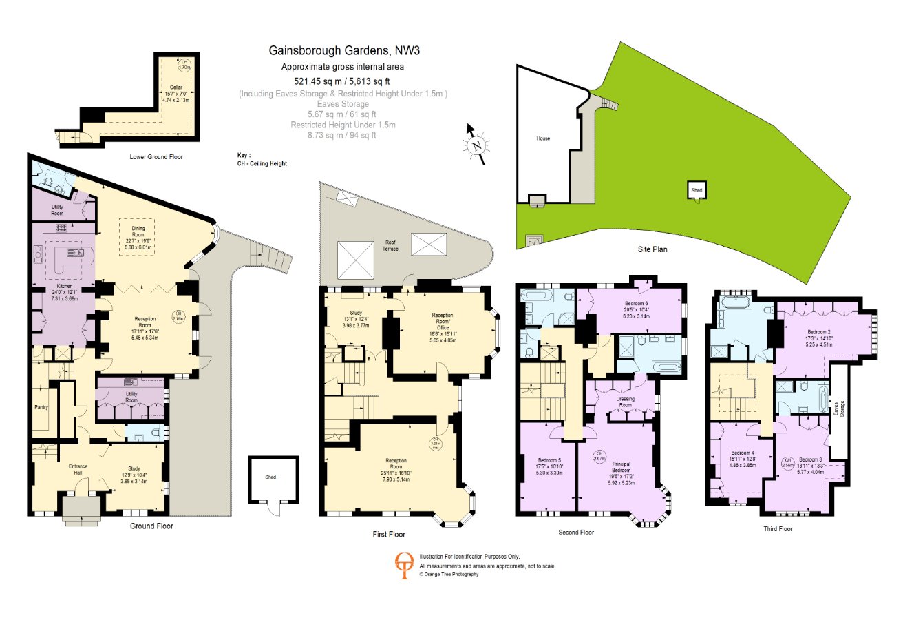 4, Gainsborough Gardens, London floorplan