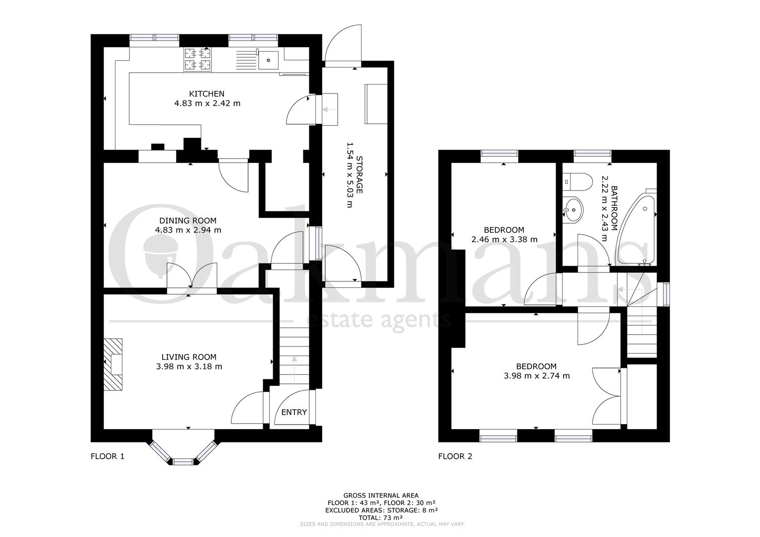 27, WITHERFORD WAY, BIRMINGHAM floorplan