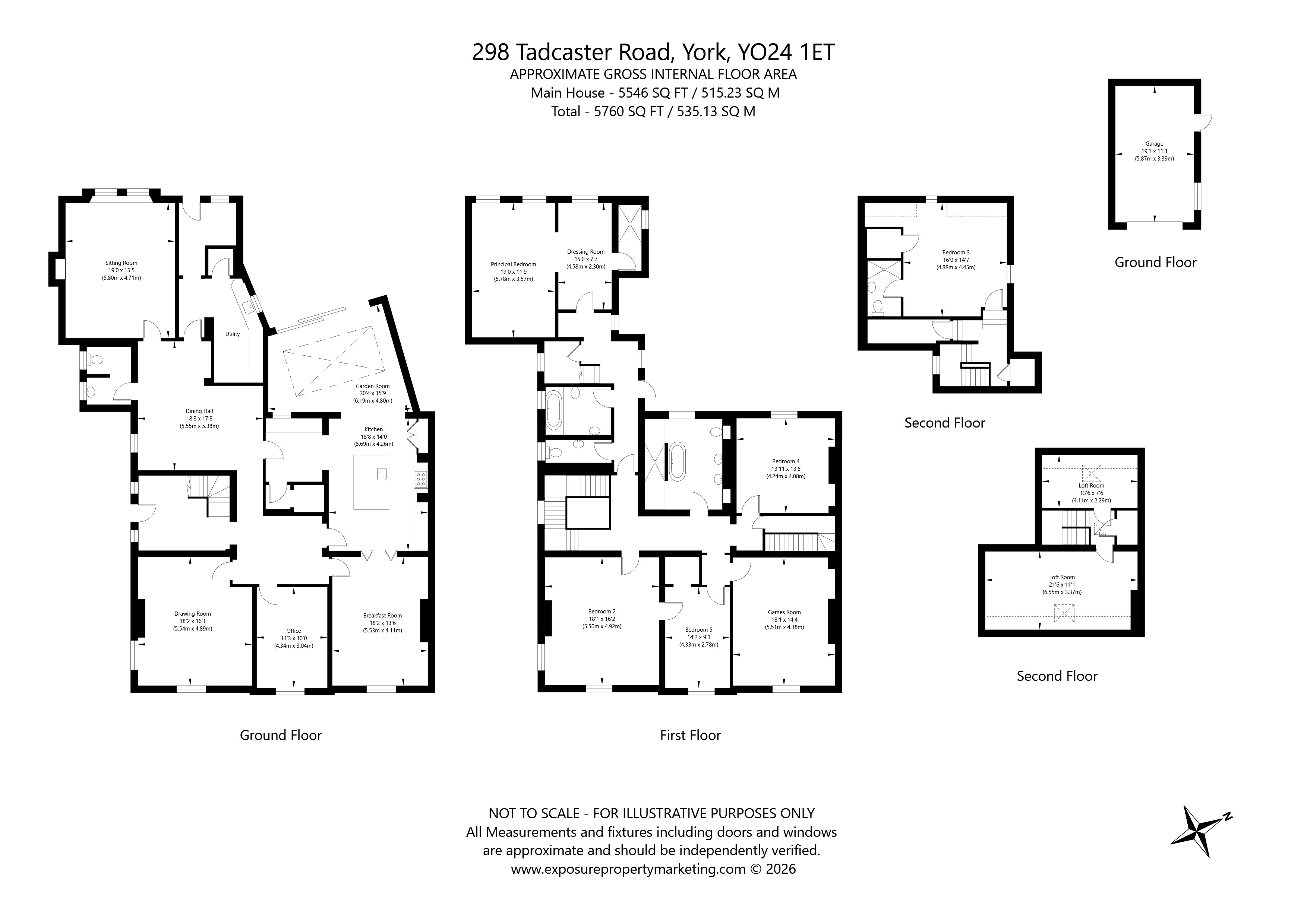 298, Tadcaster Road, North Yorkshire floorplan