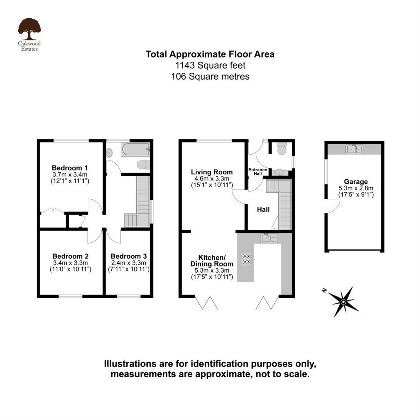 Wise Lane, West Drayton, Middlesex UB7, 3 bedroom detached house for