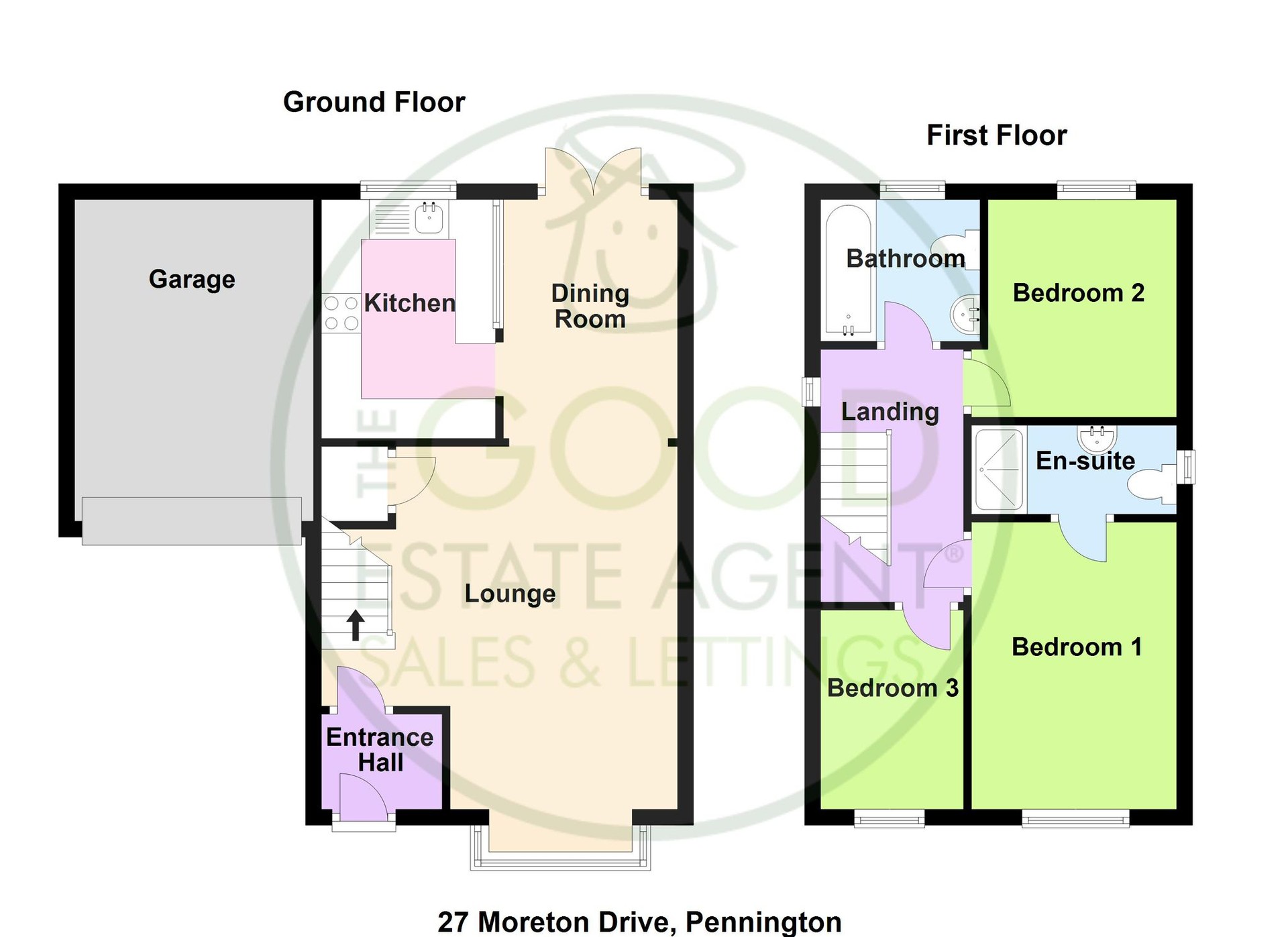 27, Moreton Drive, Leigh floorplan