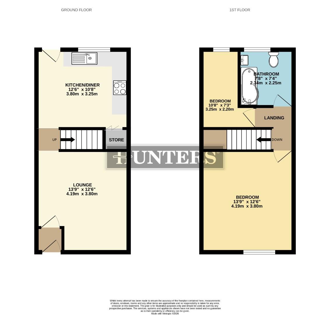12, Vine Street, Oldham floorplan