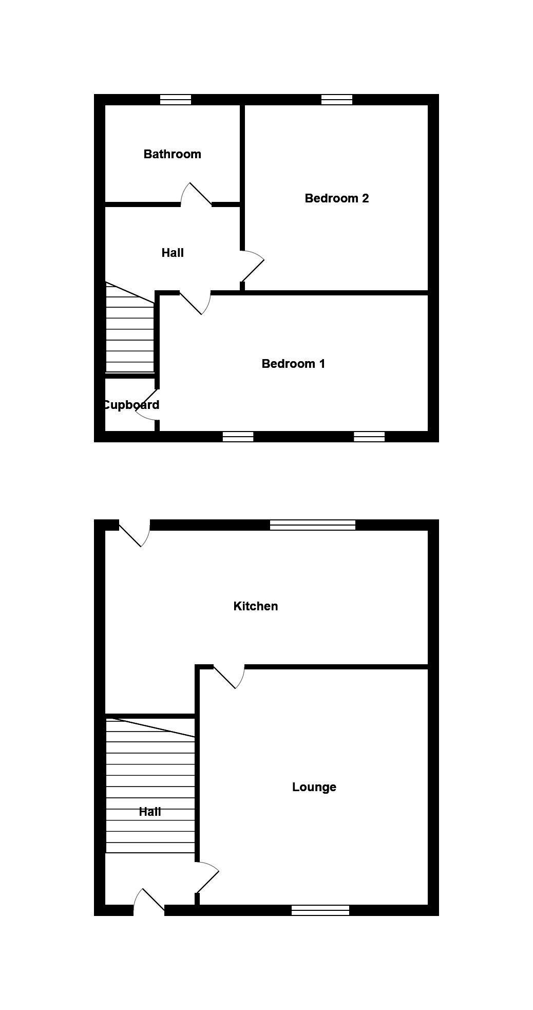 2 Bedrooms Terraced house for sale in Affric Avenue, Plains, Airdrie ML6