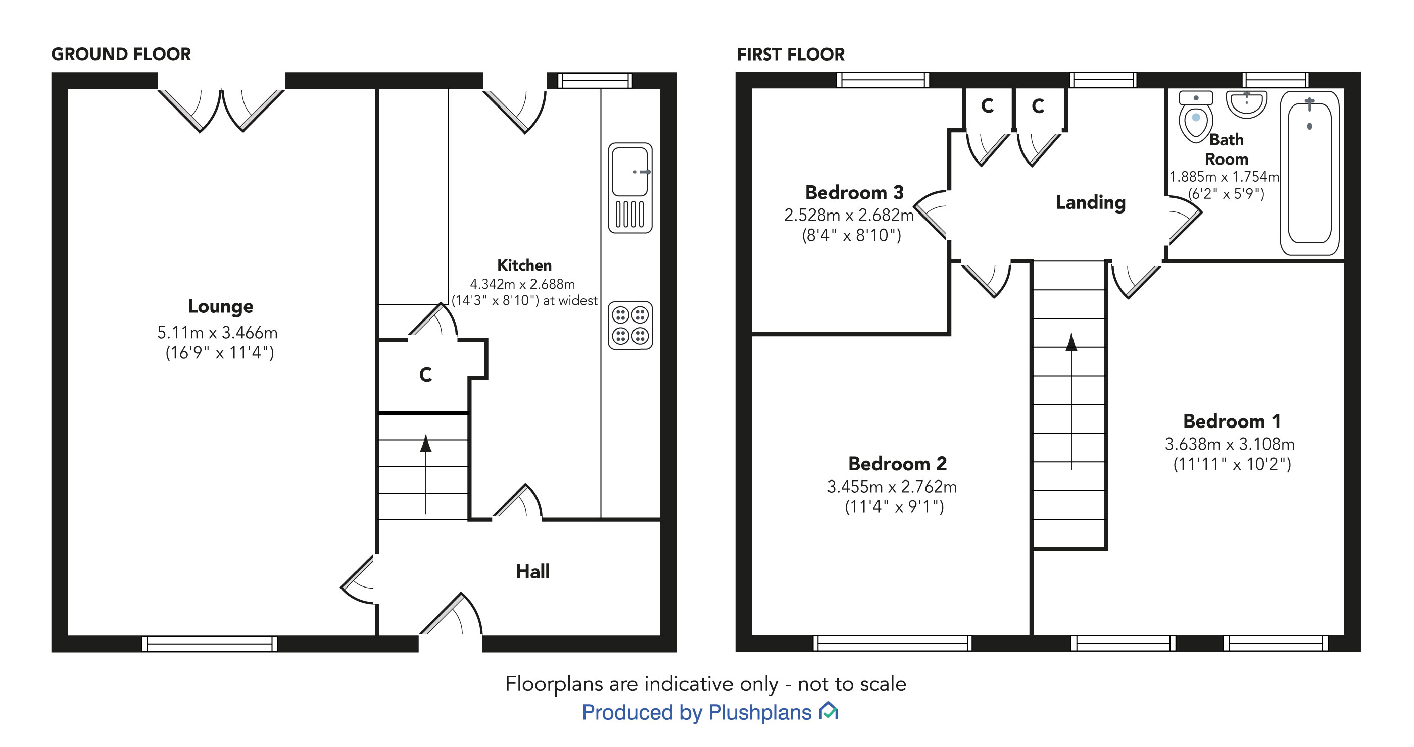 7, Acacia Place, Johnstone floorplan