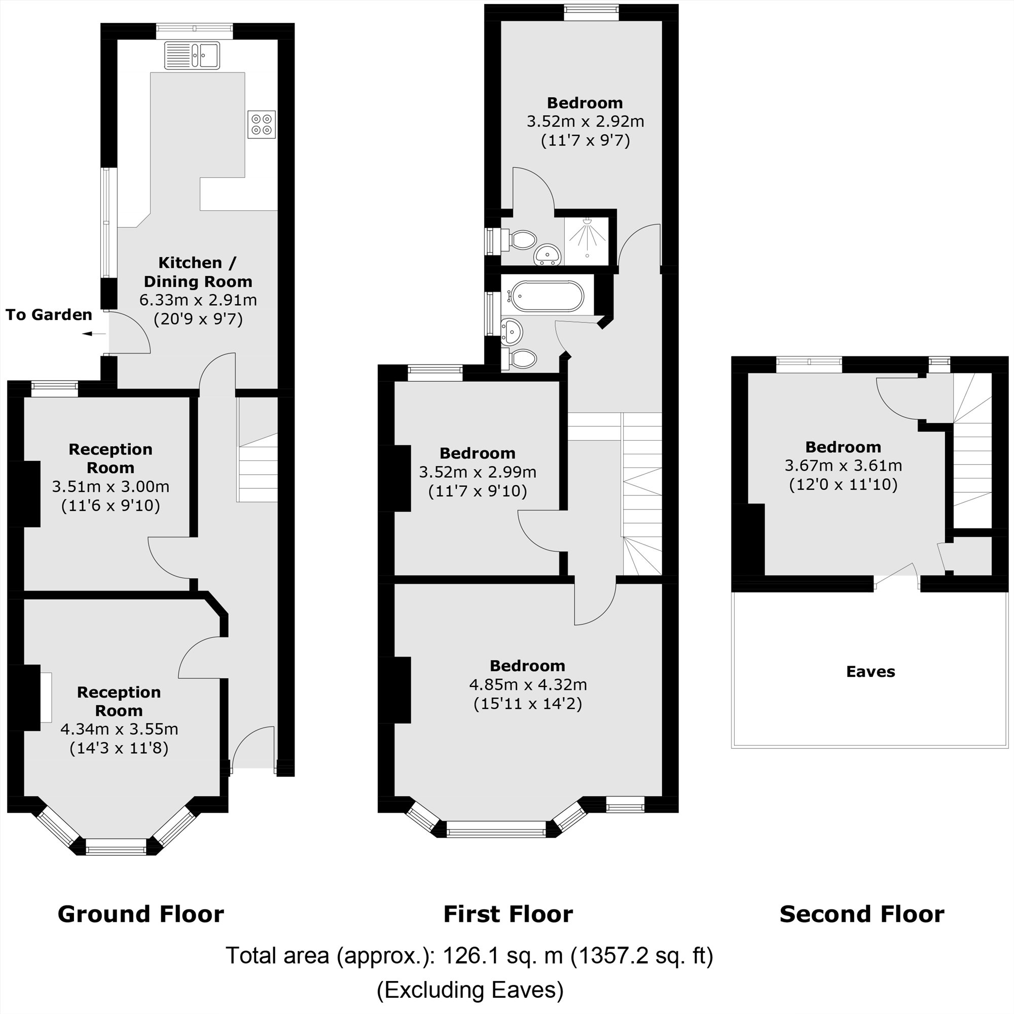 16, Haverhill Road, London floorplan