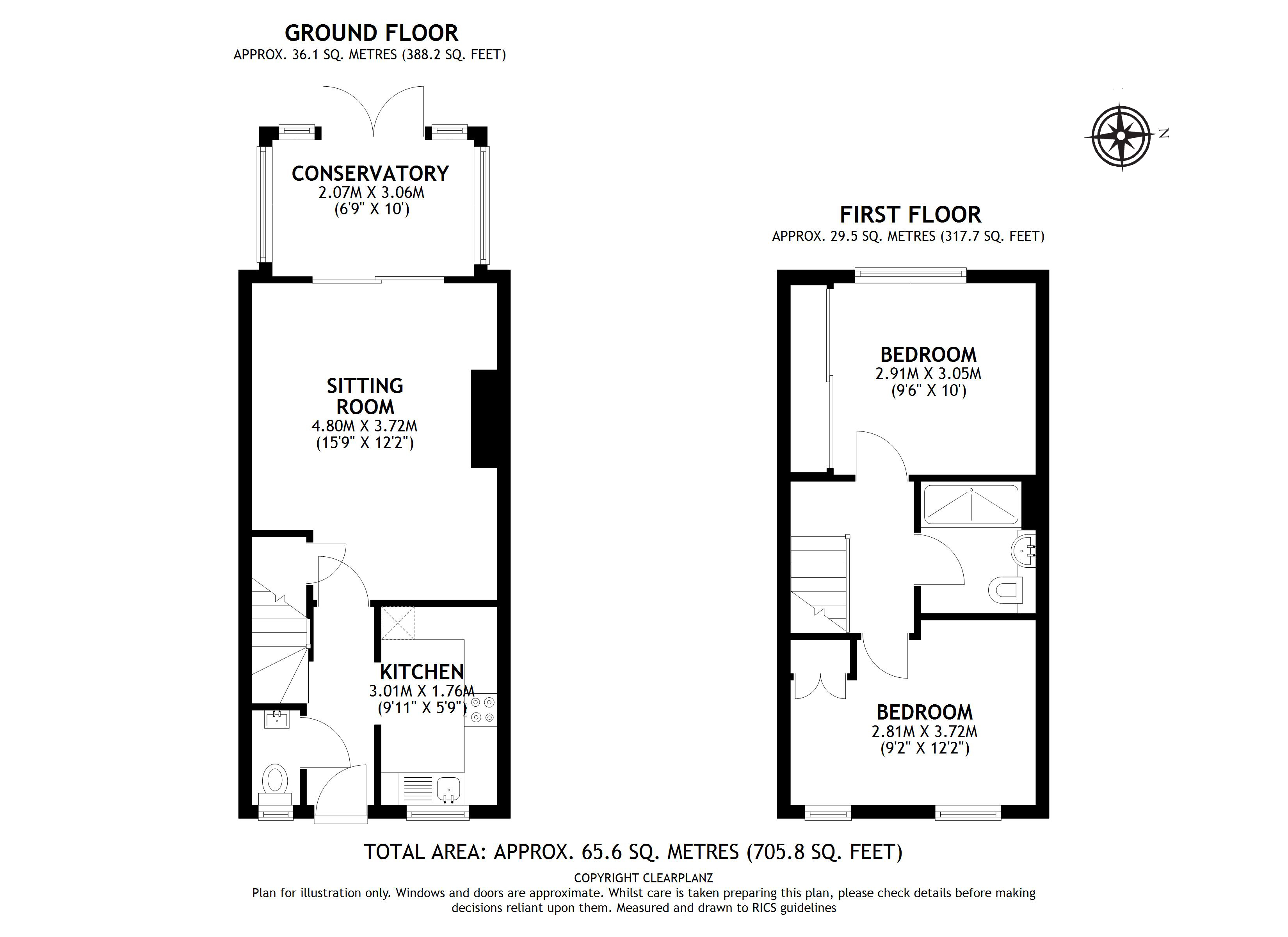 76, Mylen Road, Andover floorplan