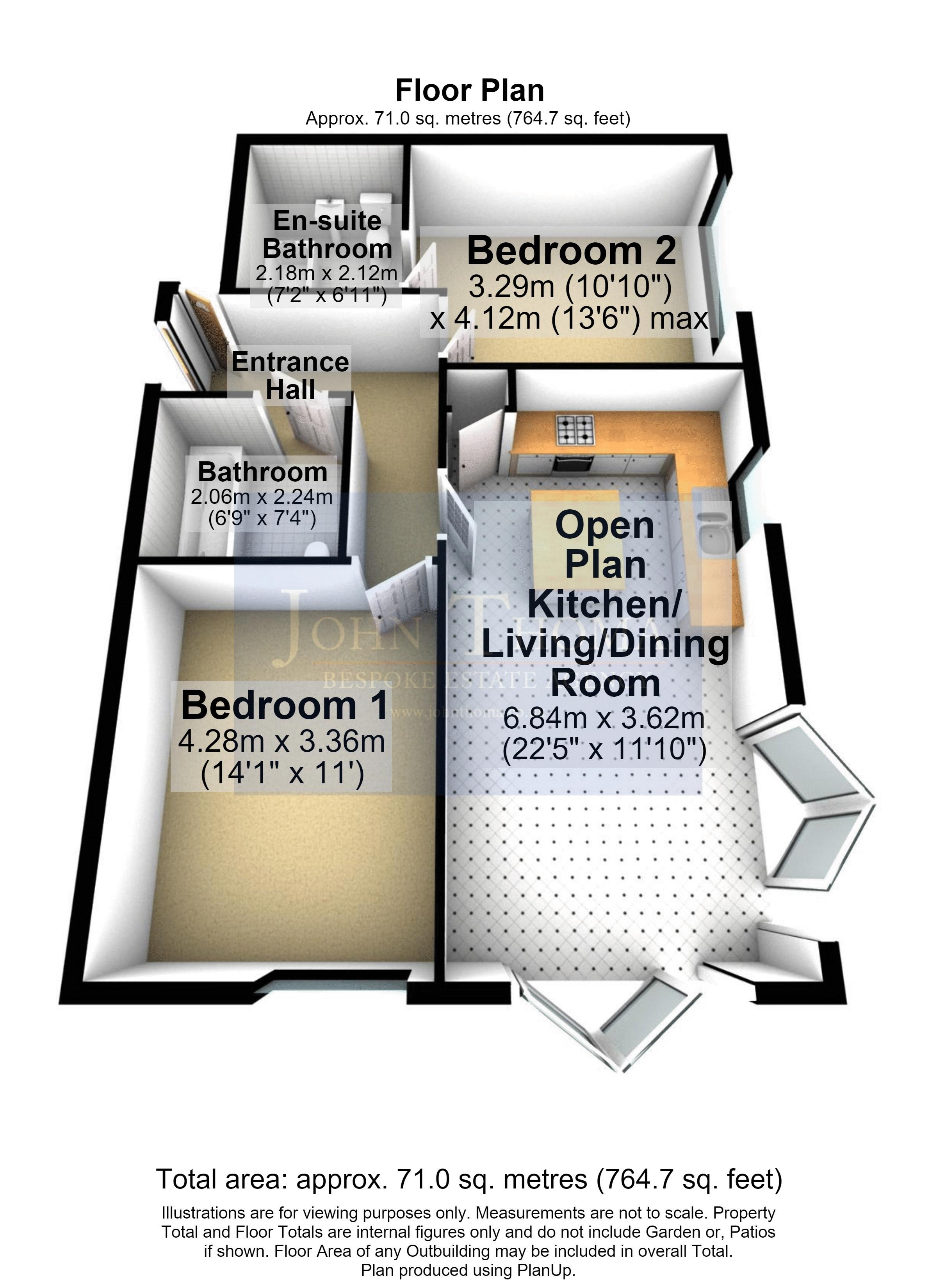 Apartment 11, Woolston Manor, Chigwell floorplan