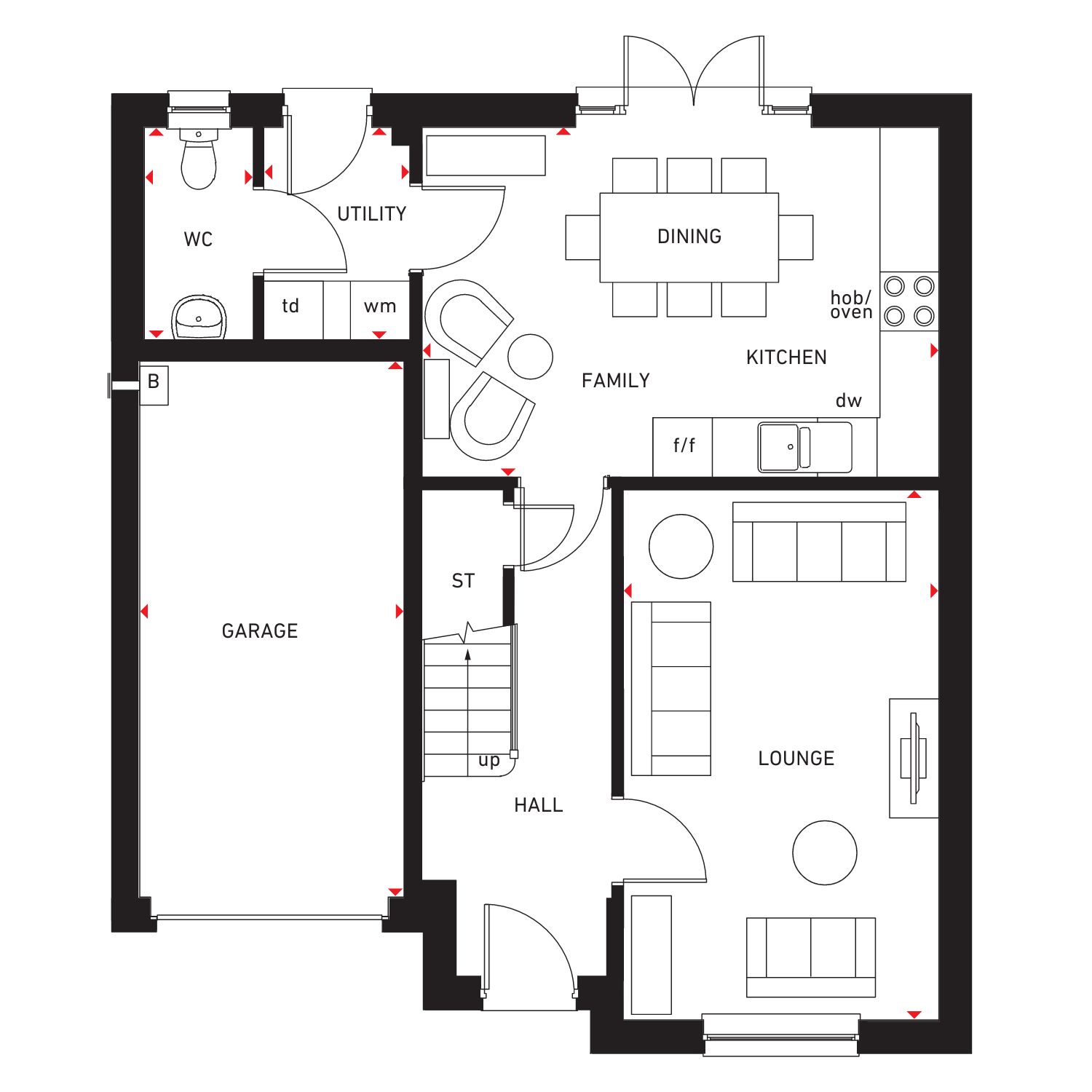 H867371, Brogan Crescent, Edinburgh floorplan