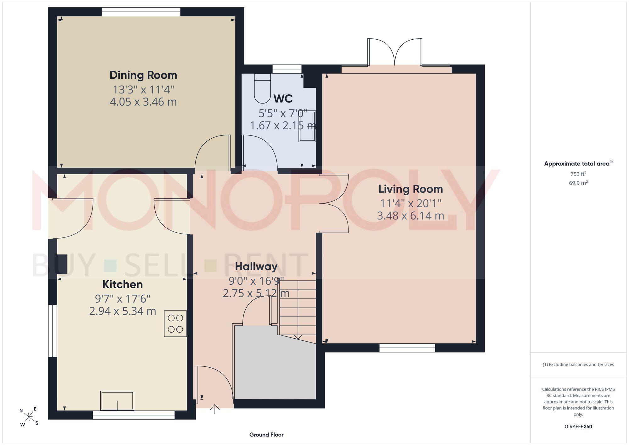 3 The Pastures Vounog Hill, Chester floorplan