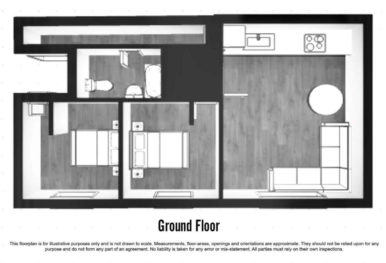 Flat 3, Elizabeth Court, East Street, CHESHAM floorplan