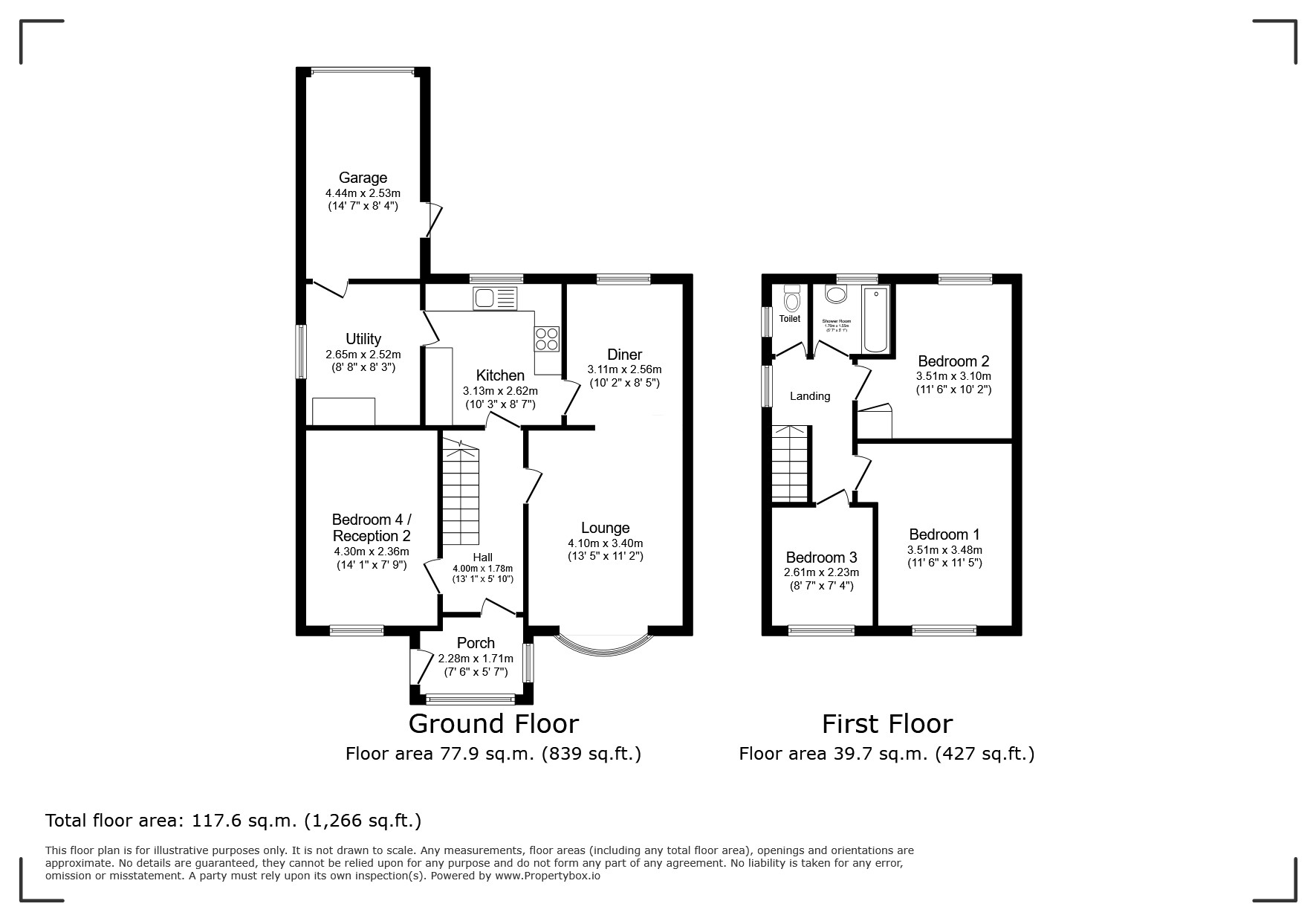 9, Oxford Way, Jarrow floorplan