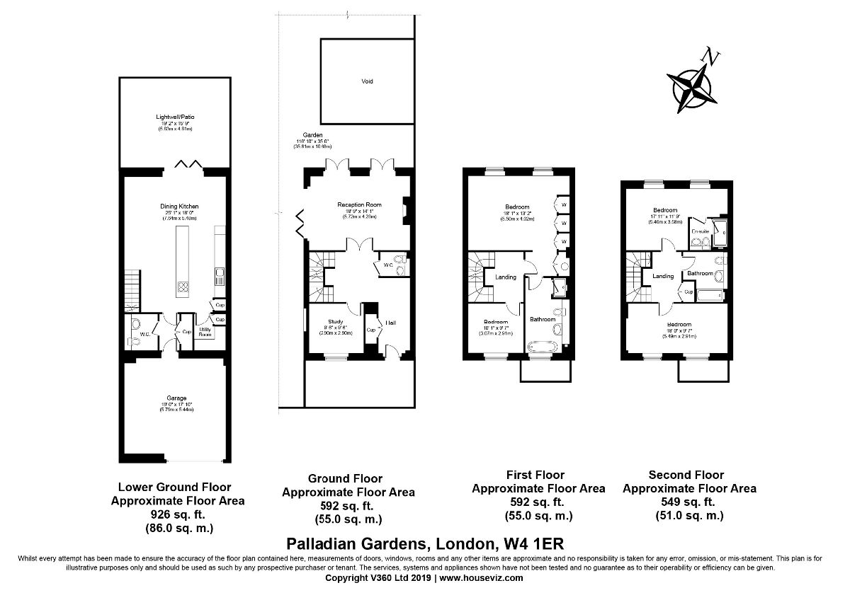 19 Palladian Gardens, London floorplan