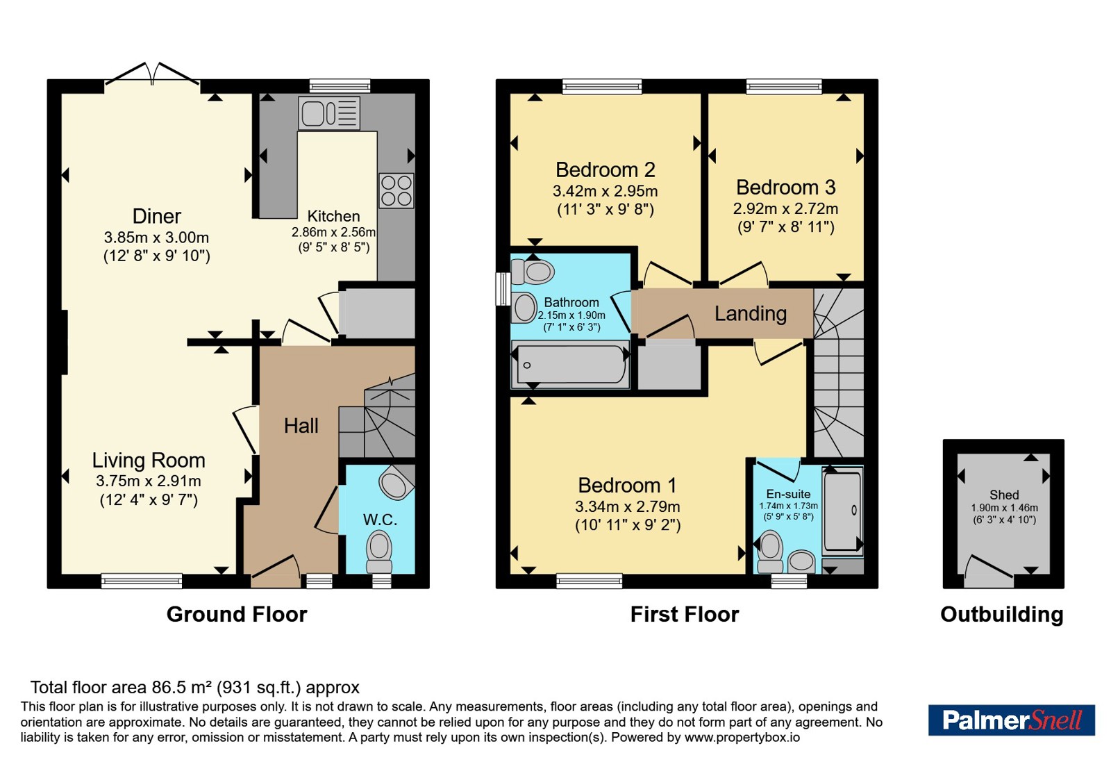 3, Boughton Road, Somerset floorplan