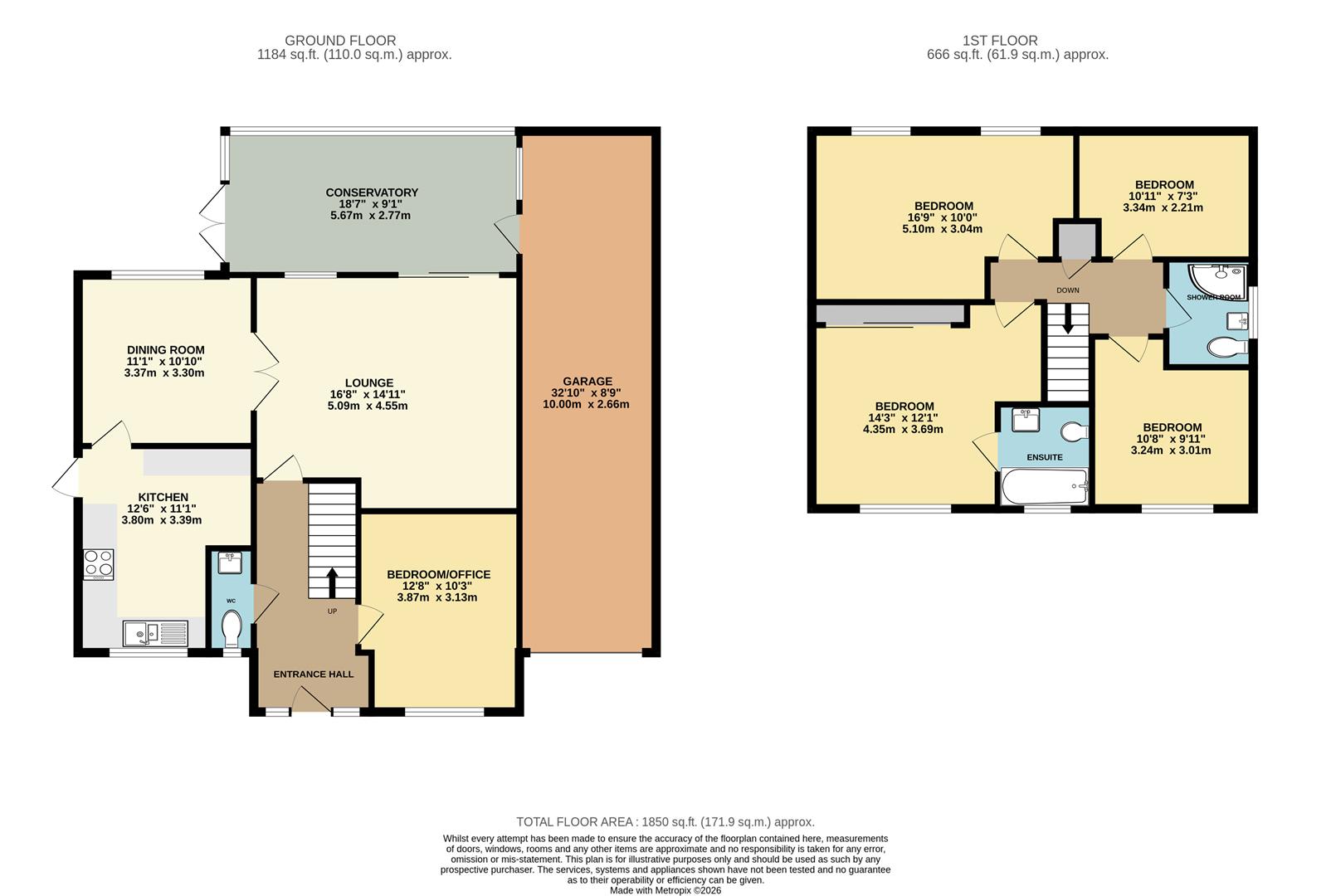 6, Osgood Avenue, Orpington floorplan