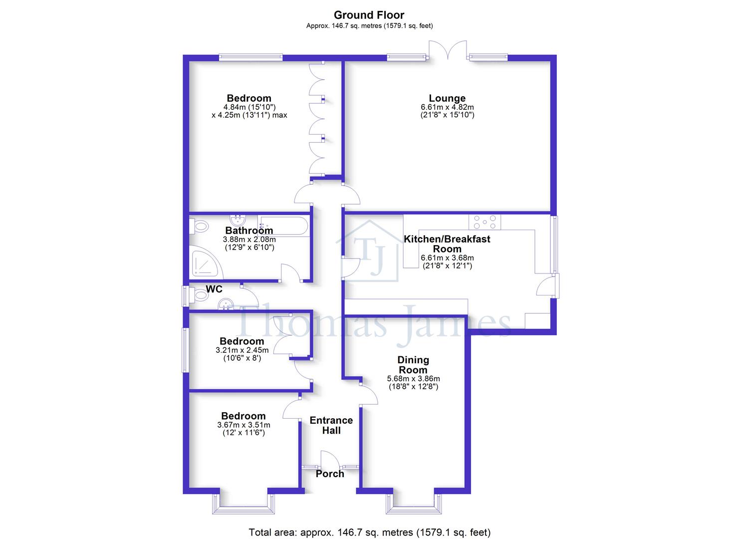 3 Bedrooms Detached bungalow for sale in Trowell Road, Wollaton, Nottingham NG8