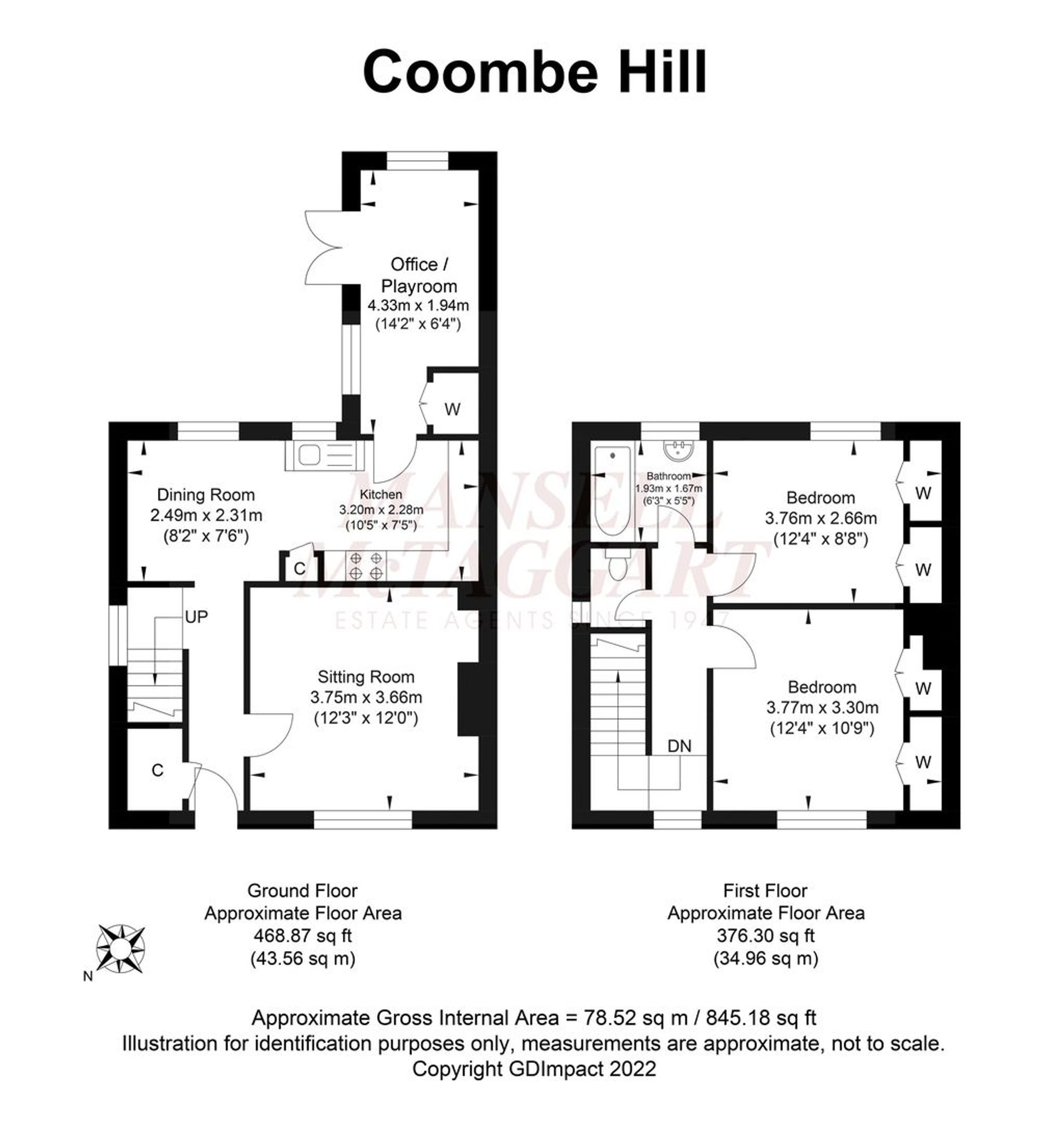 8 Coombe Hill, Billingshurst floorplan