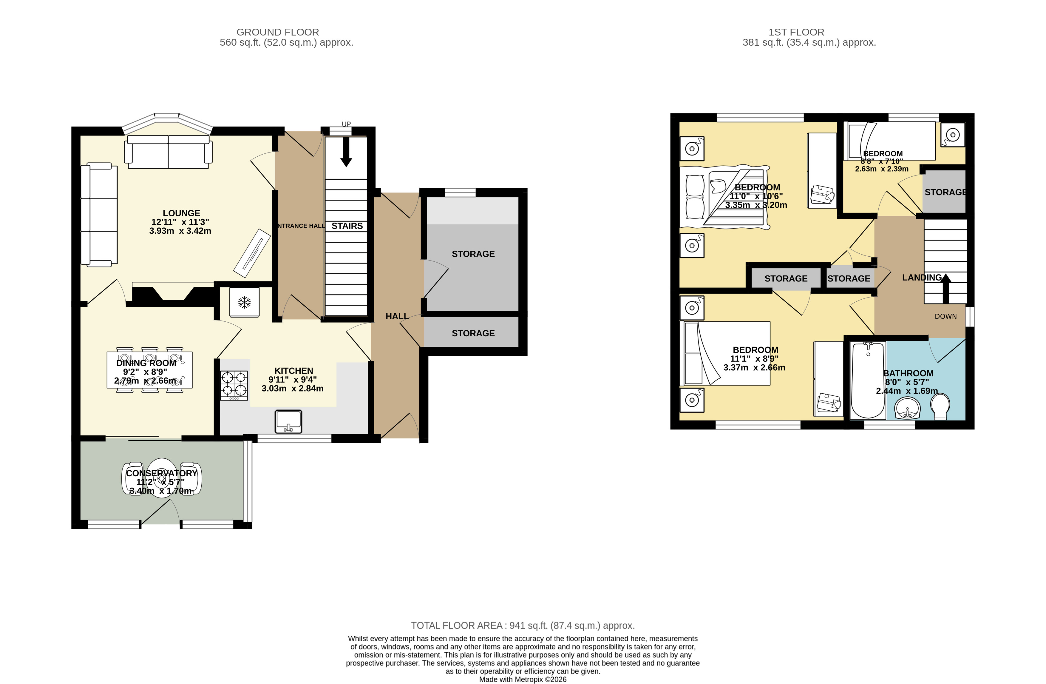 13, Aldesworth Road, Doncaster floorplan