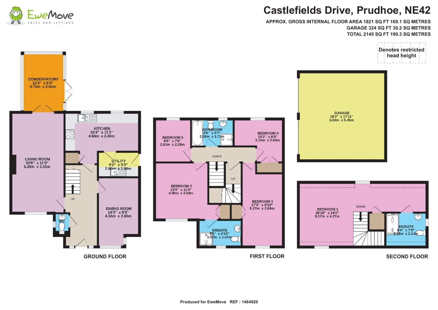 Castlefields Drive, Castlefields, Prudhoe floorplan
