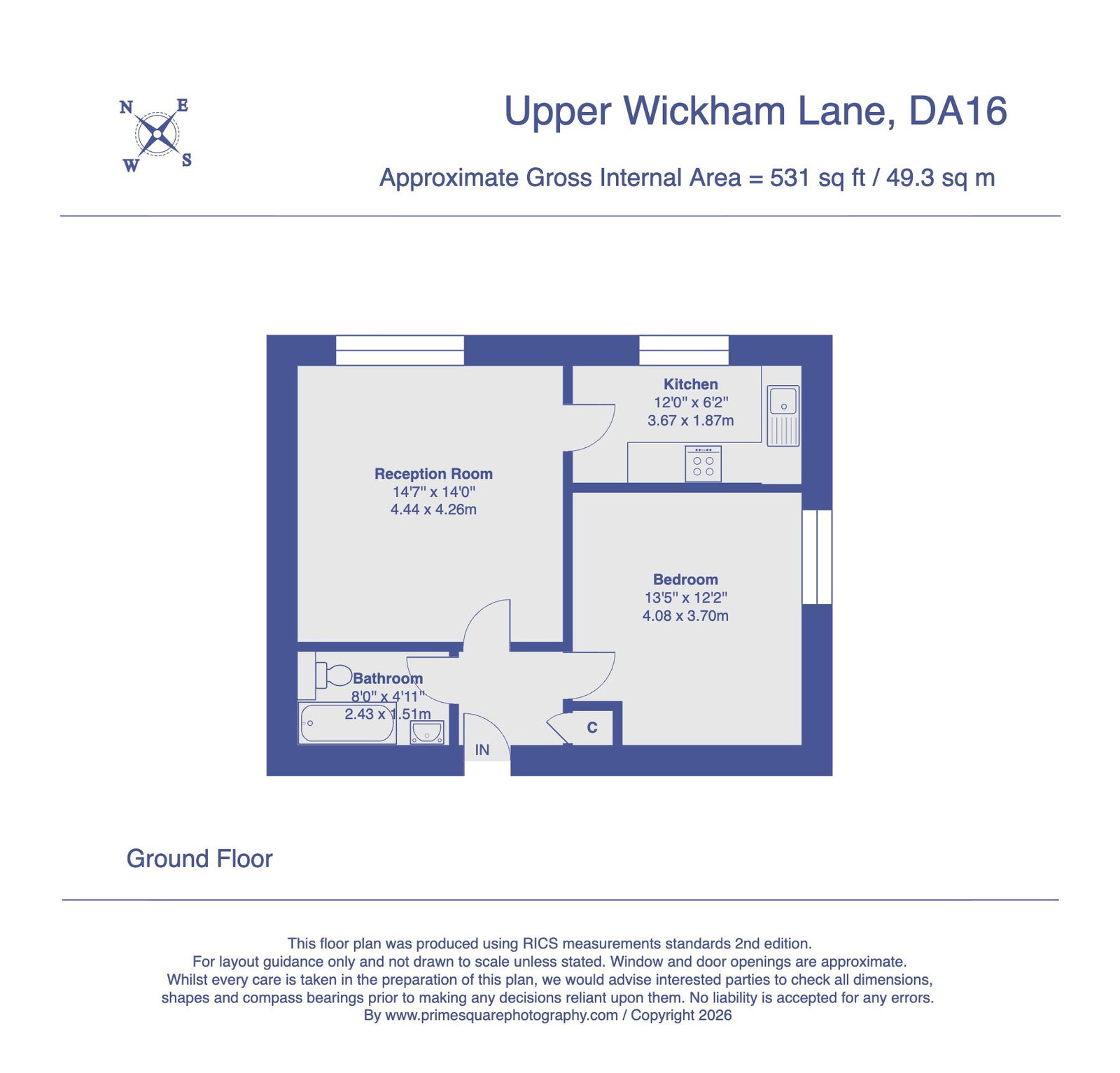 Upper Wickham Lane, Welling floorplan