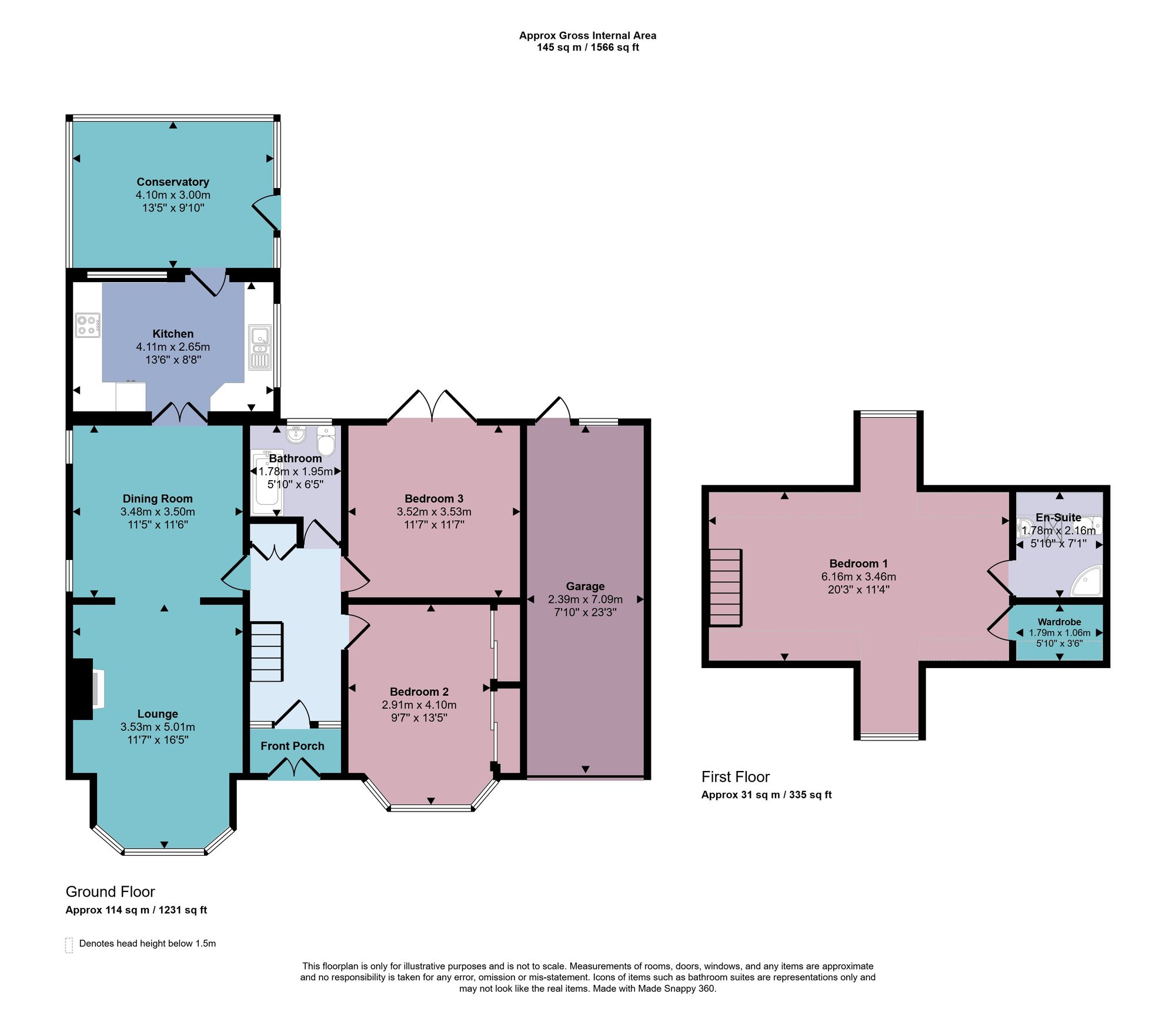 17 Main Road, Hull floorplan
