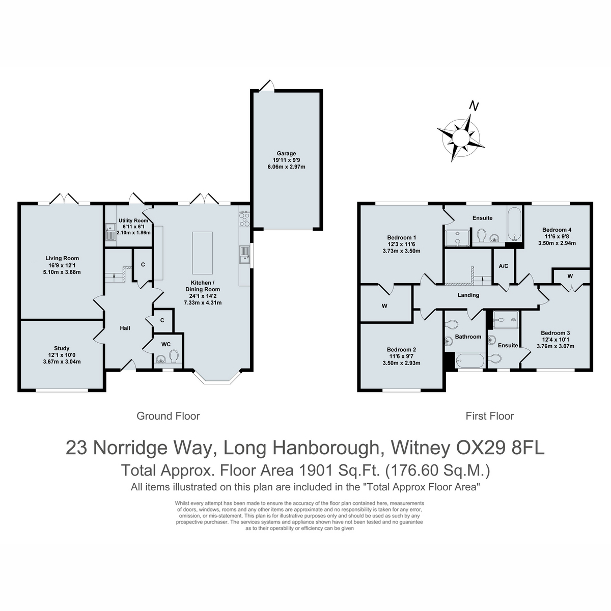 23, Norridge Way, Long Hanborough floorplan