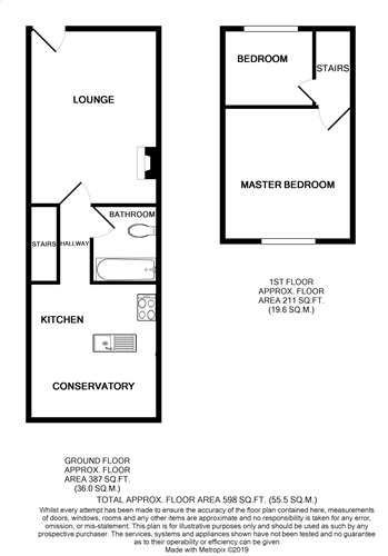 2 Bedrooms Terraced house for sale in St. Leonards Close, Newhaven BN9