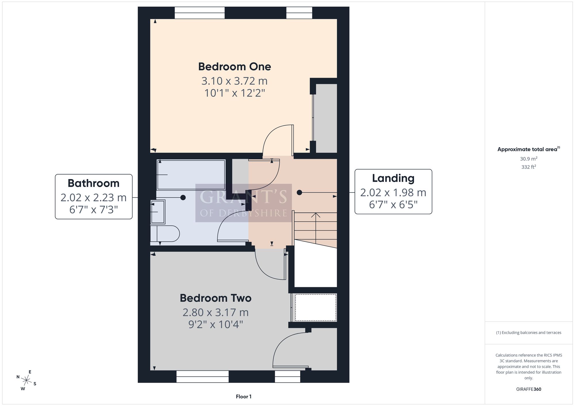 60 Morledge, Matlock floorplan