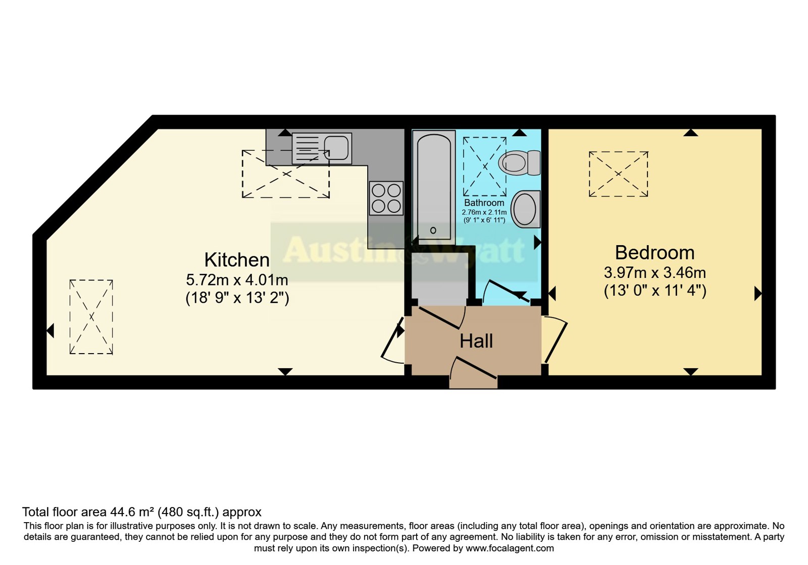 Flat 6, 1, Kingsbridge Road, Dorset floorplan
