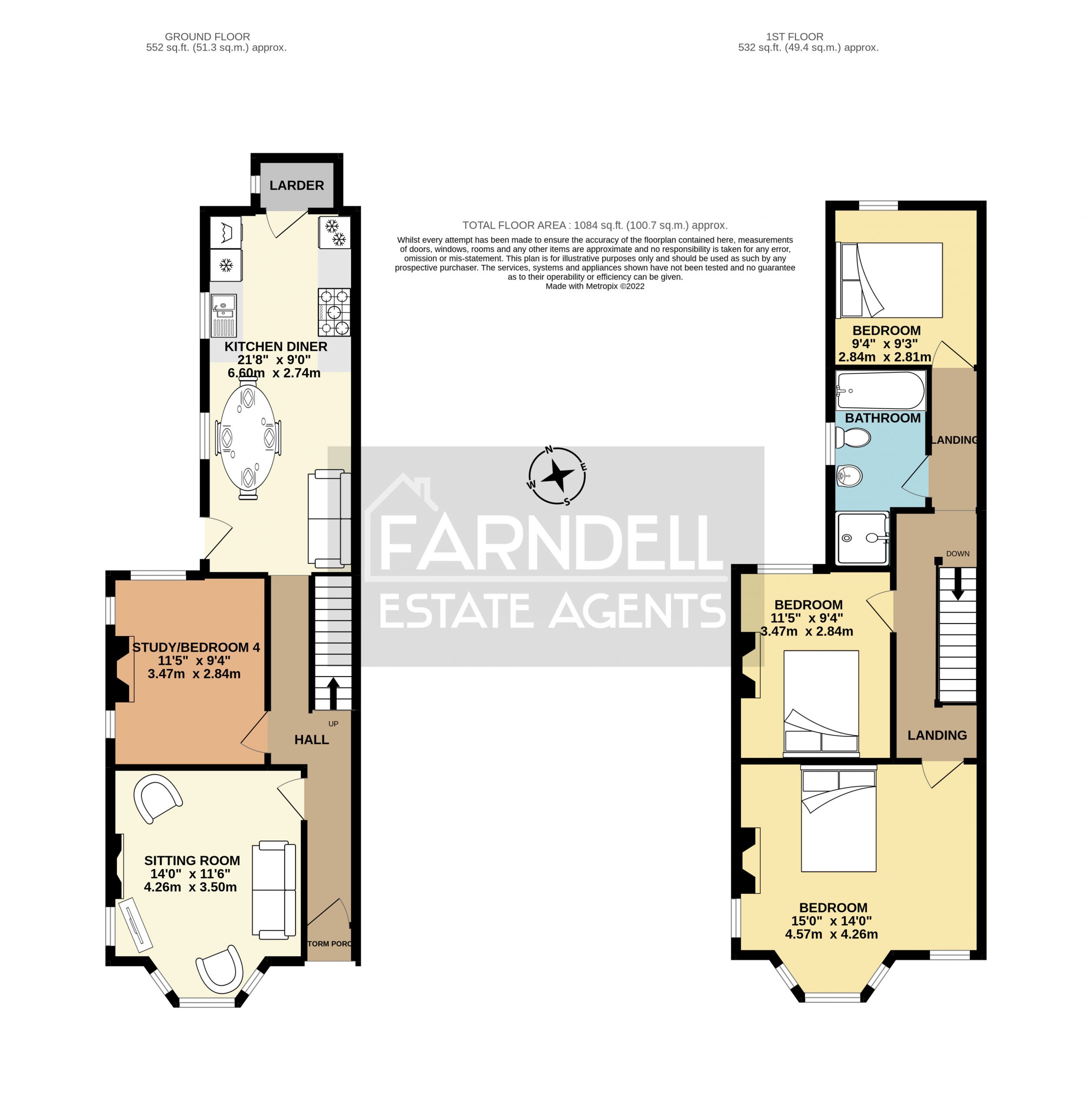 Wood Street, Bognor Regis, West Sussex PO21, 3 bedroom end terrace