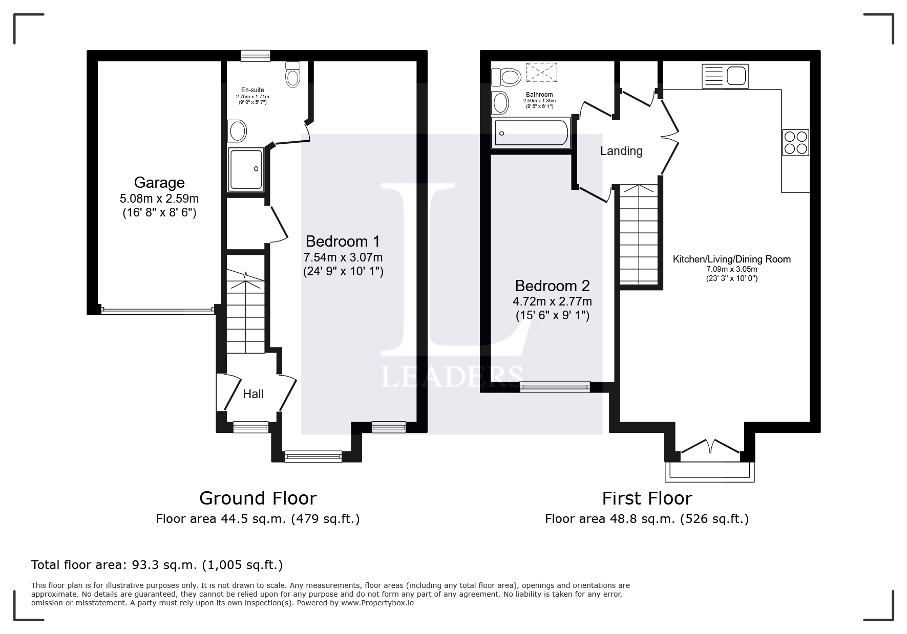 8, Edith Murphy Close, Leicester floorplan
