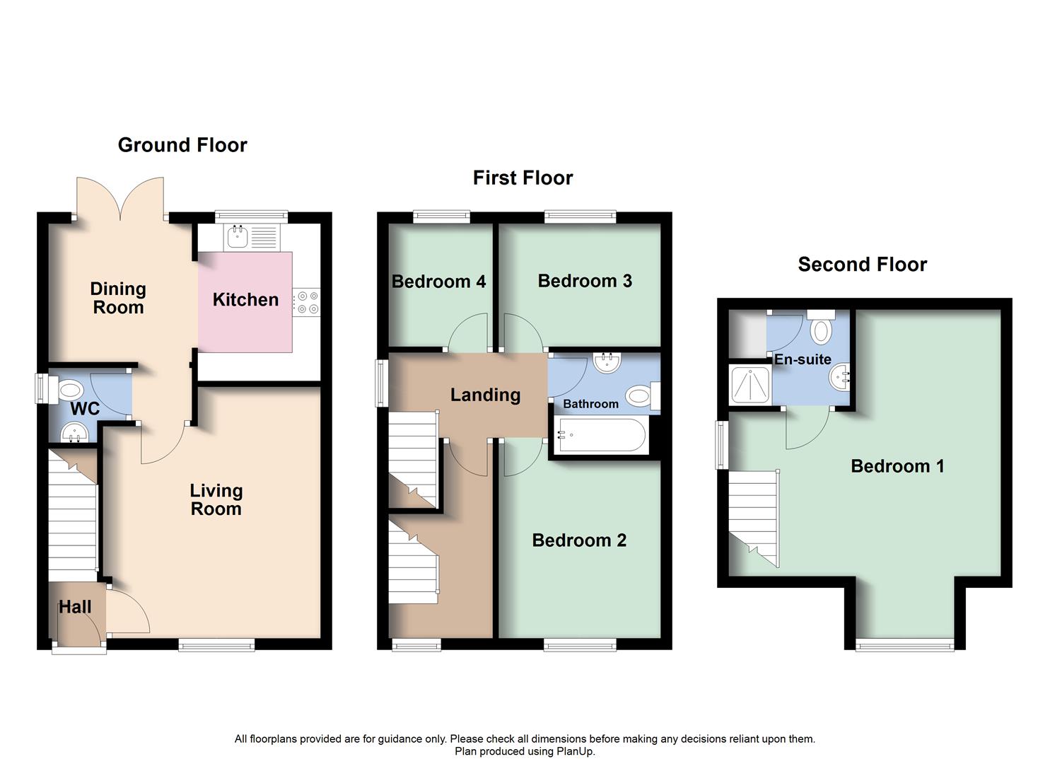 5, Paxton Place, Buxton floorplan