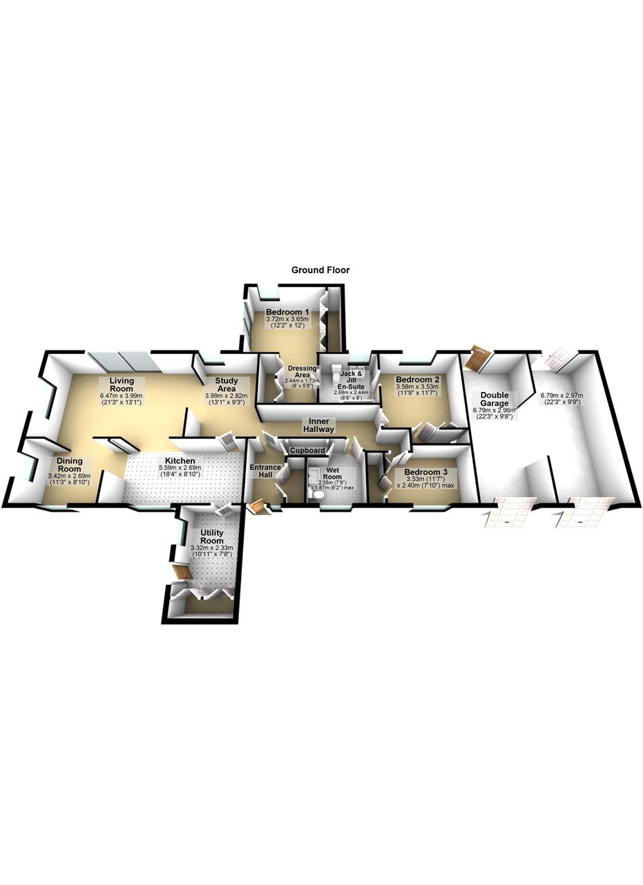 Bridge Street Road, Lavenham, Sudbury CO10, 3 bedroom detached bungalow for sale 61021465