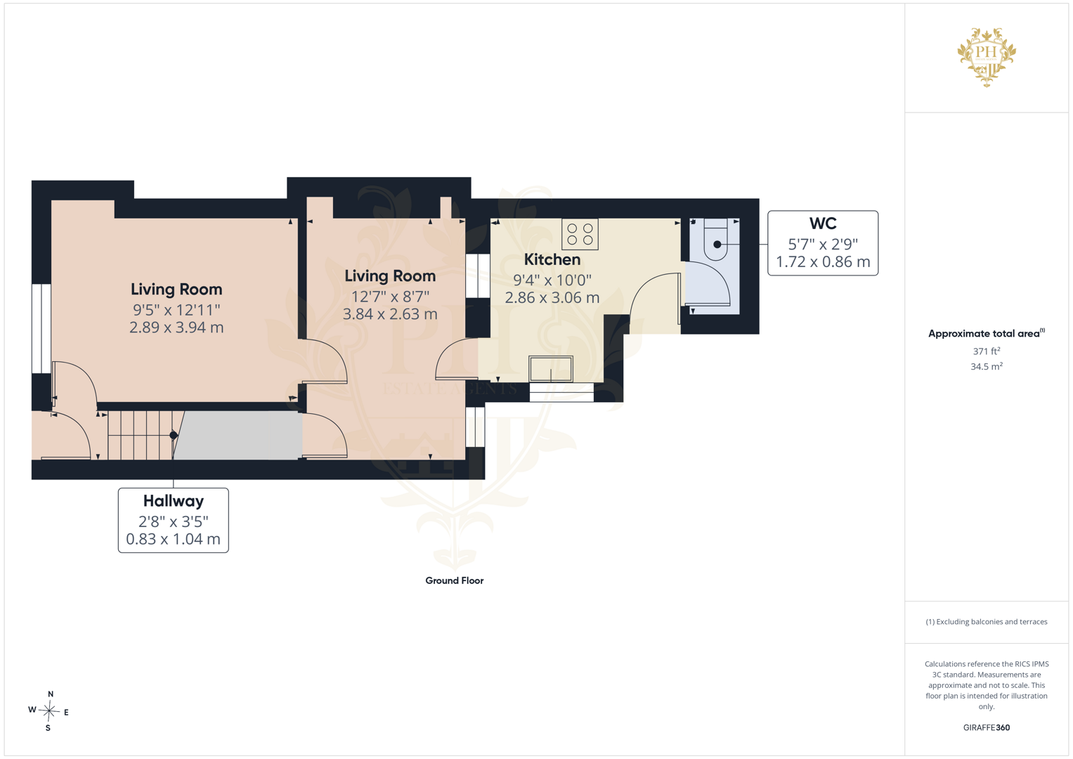 10, Park Terrace, Saltburn-By-The-Sea floorplan
