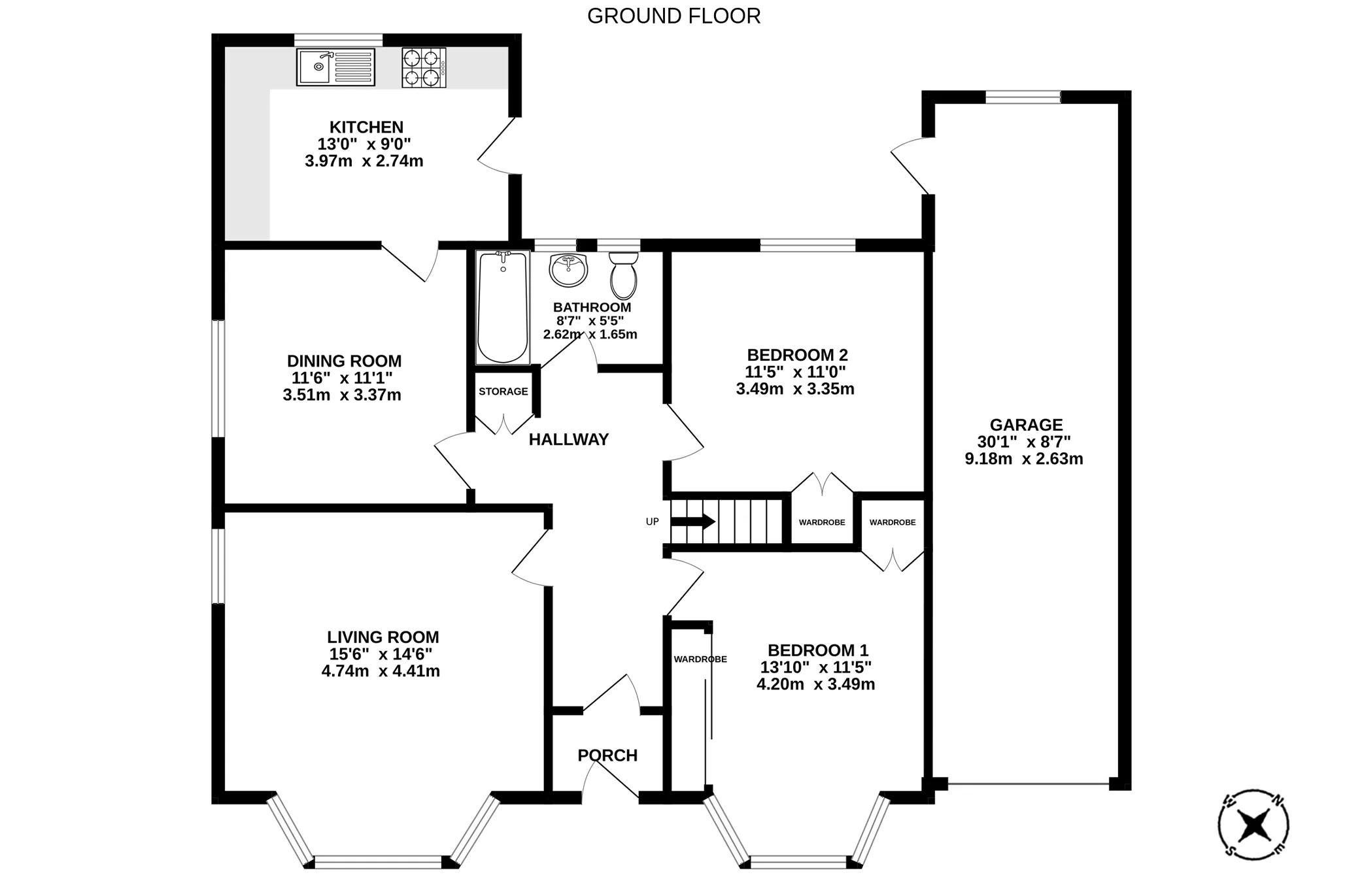 22, Howe Road, Onchan floorplan