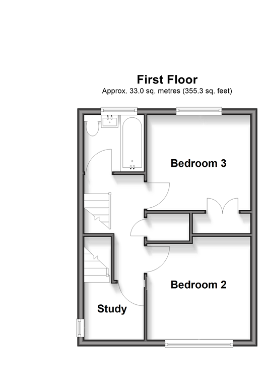 Leeward Road, Rochester floorplan