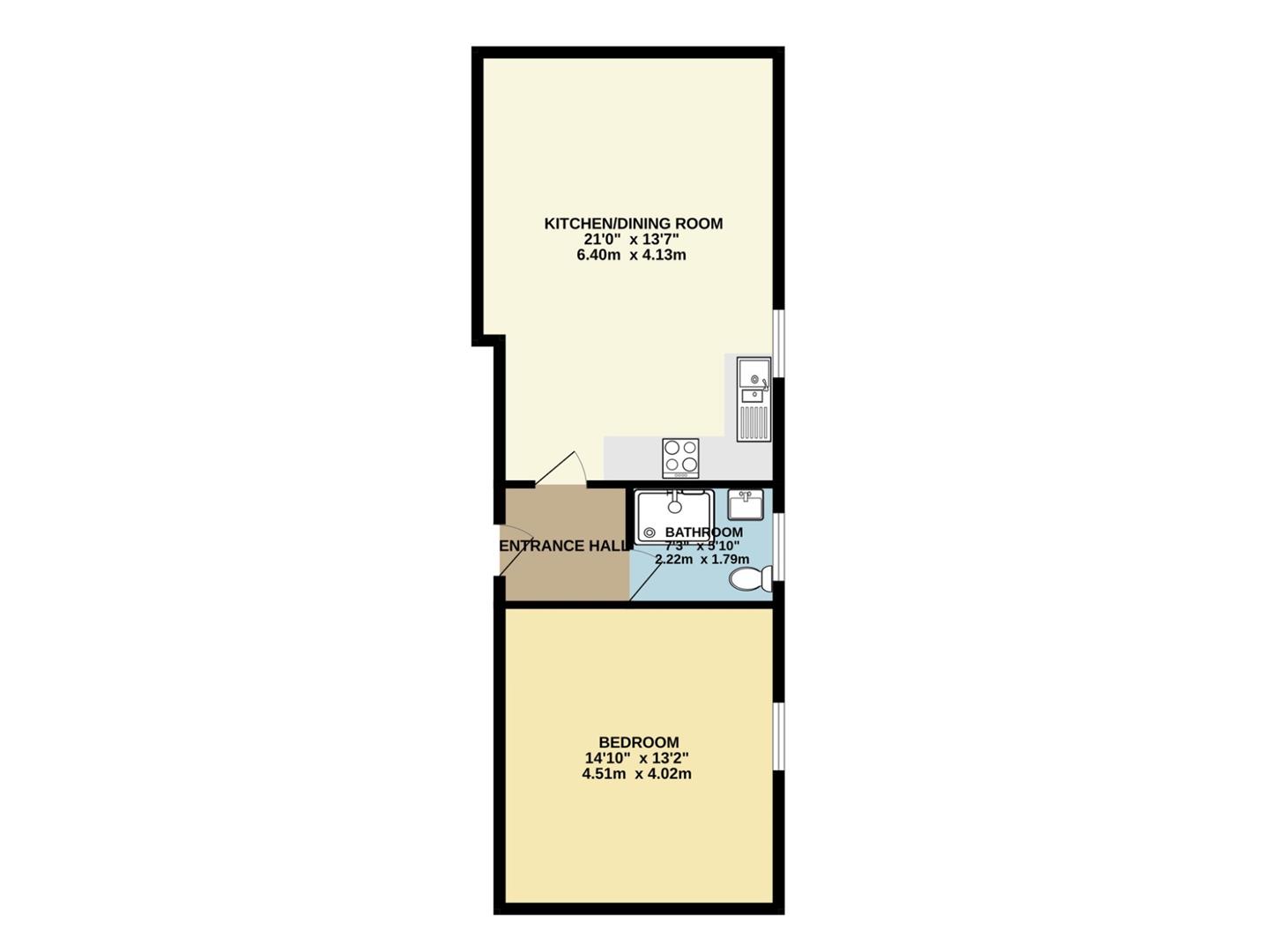 Flat 13, Baynton House, 437, Stourport Road, West Midlands floorplan