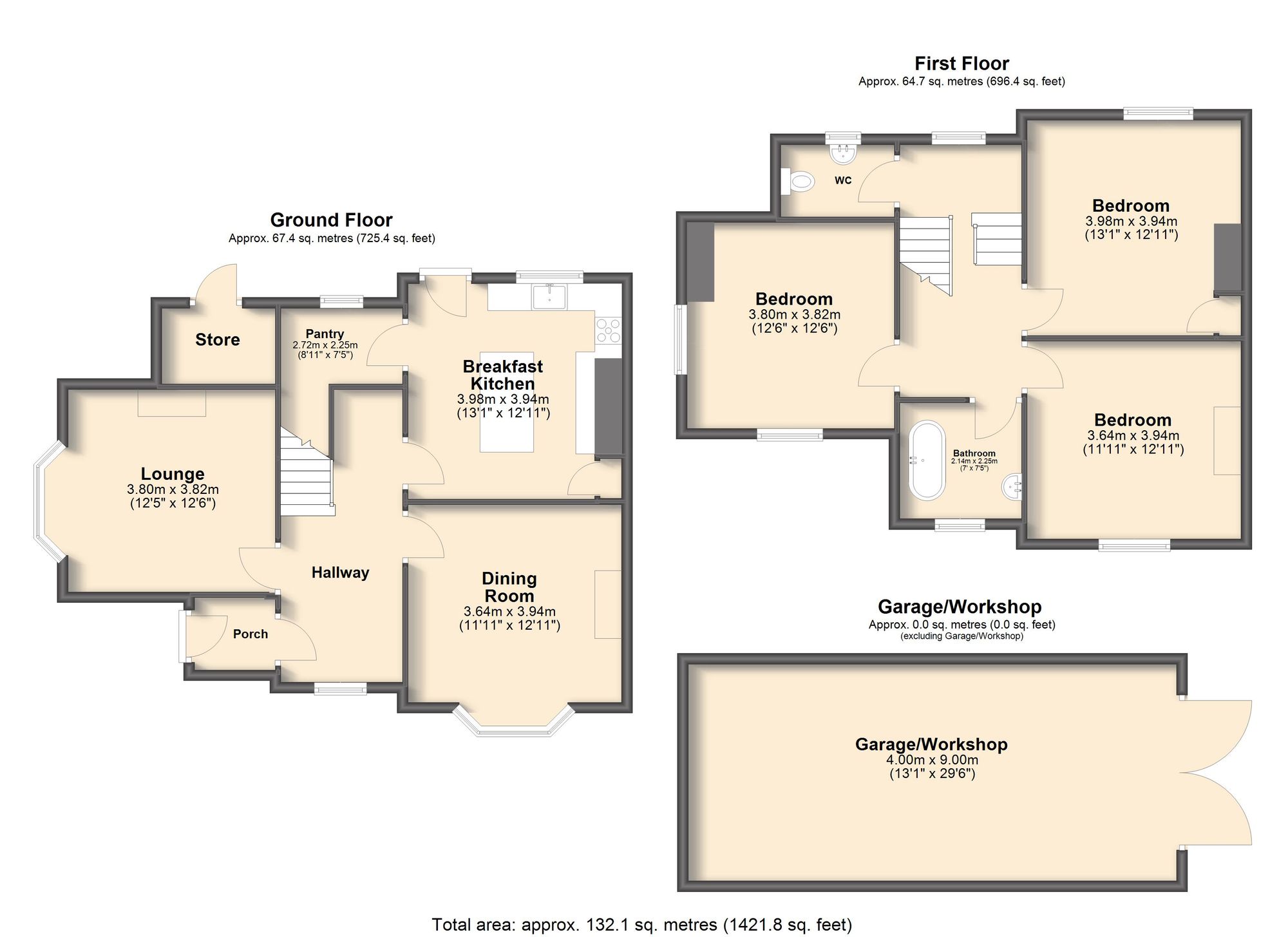 1 School House Slack Lane, Chesterfield floorplan