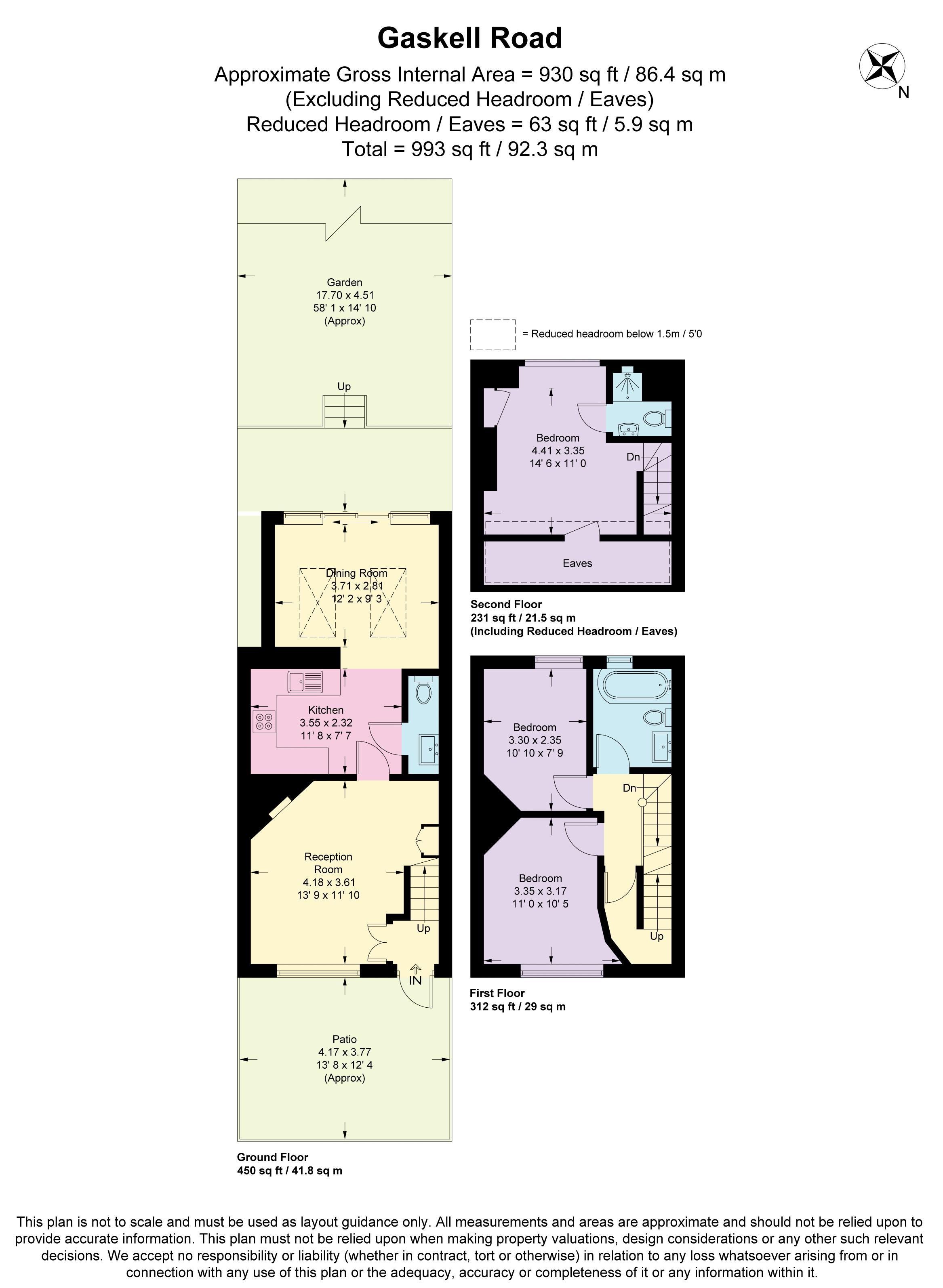 87, Gaskell Road, Highgate floorplan