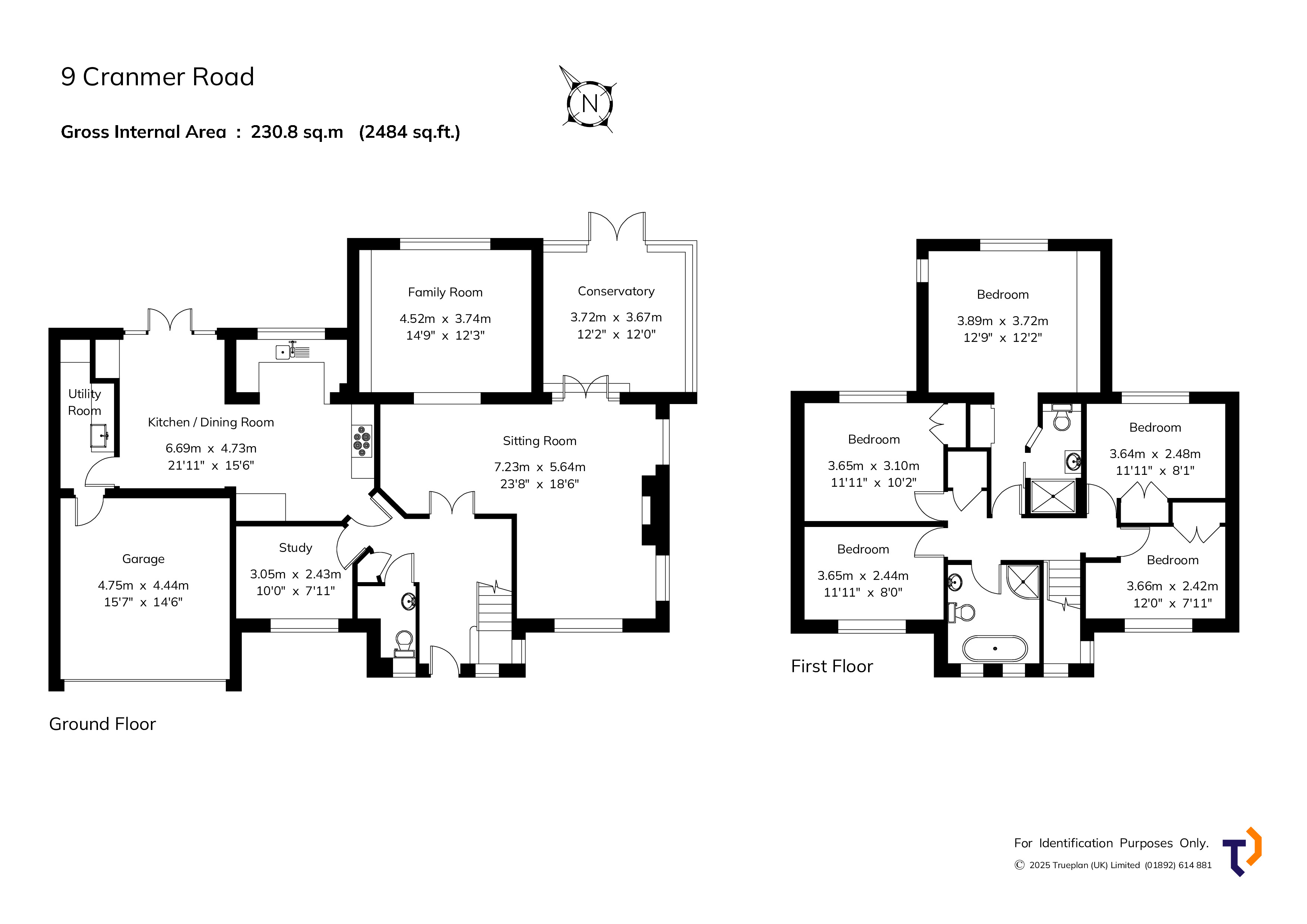9, Cranmer Road, Sevenoaks floorplan