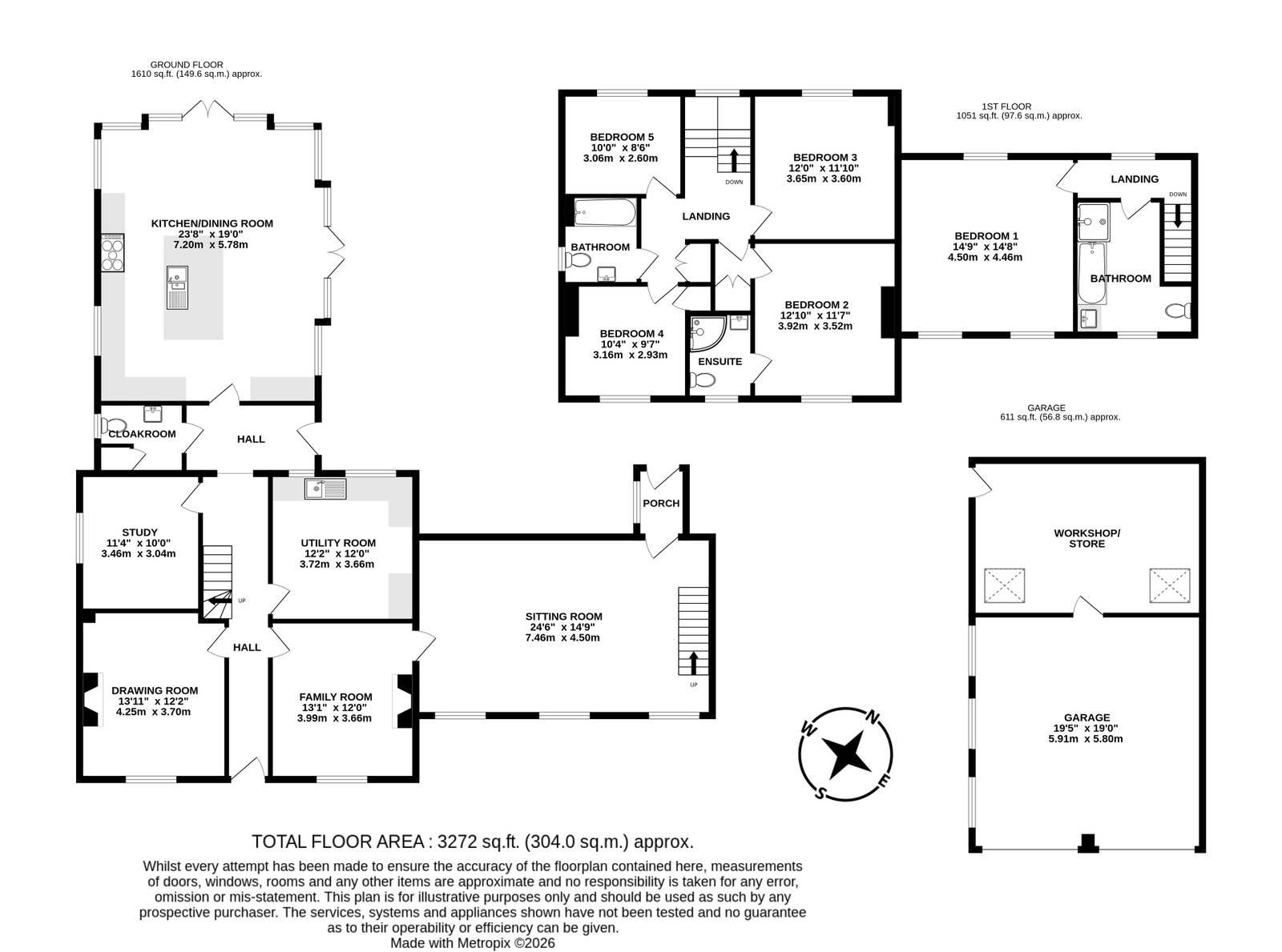 Soldridge House, Soldridge Road, Alton floorplan
